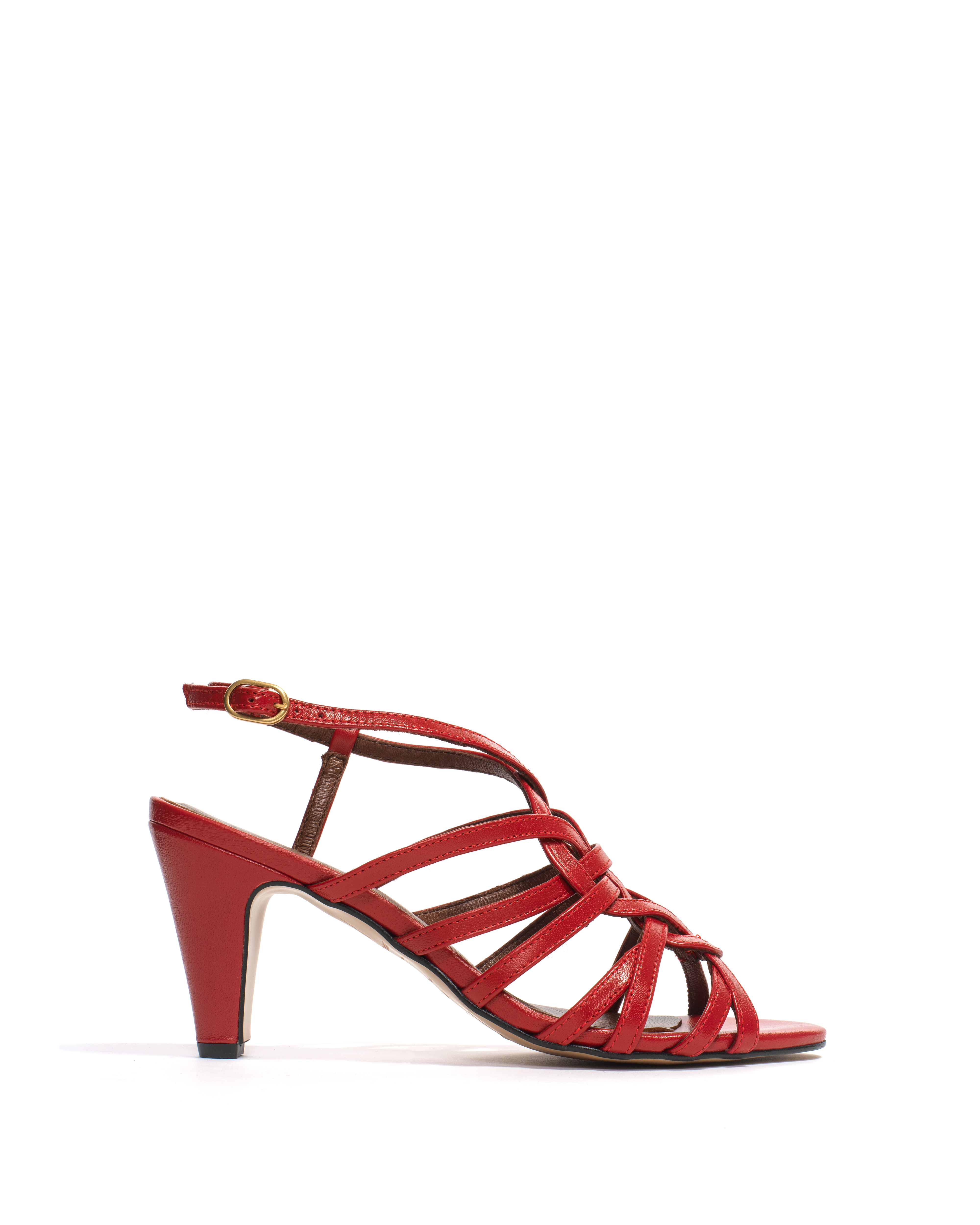 Vickey 75 Shiny lamb Ruby red