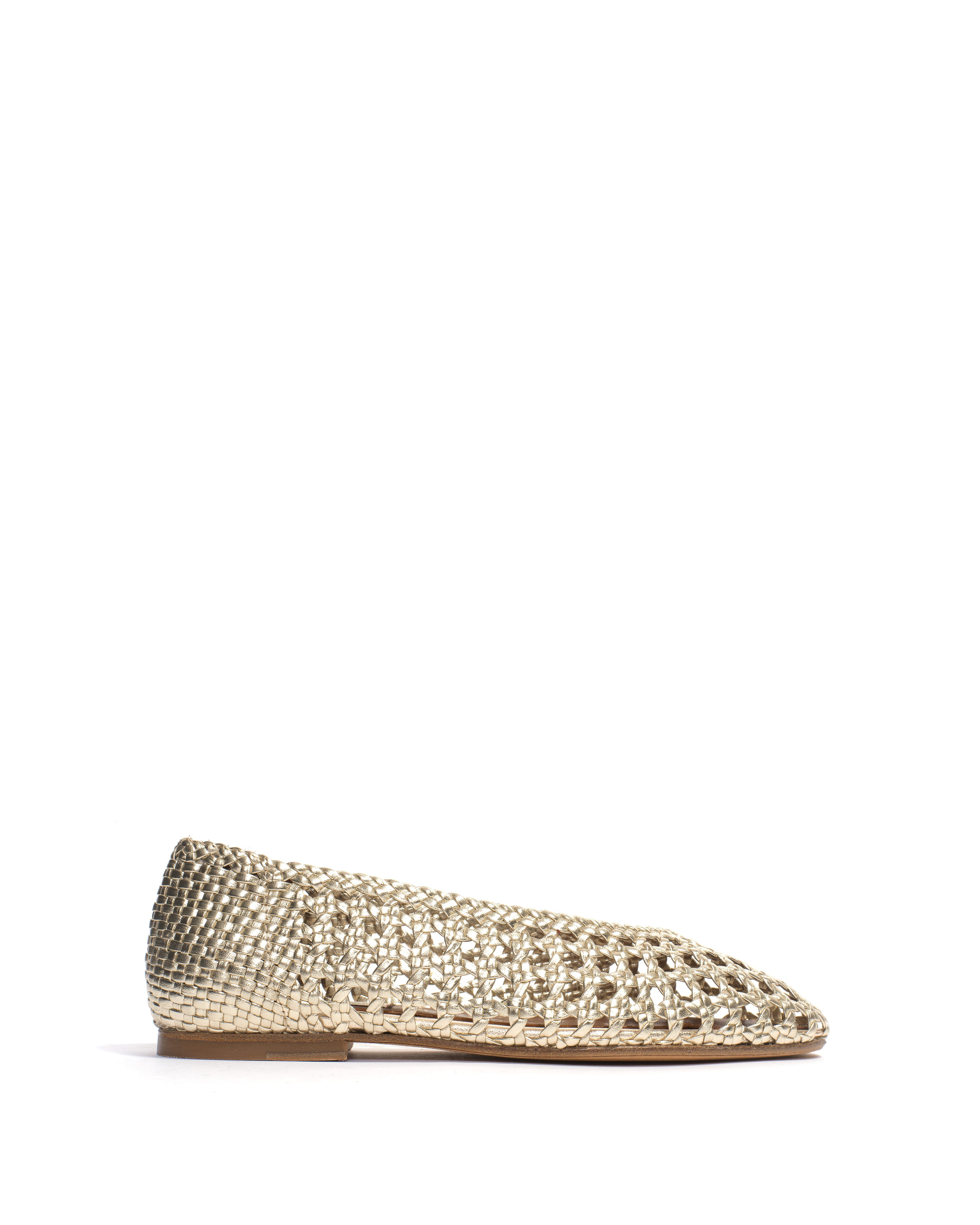 Sessi 10 Hand-braided leather Champagne