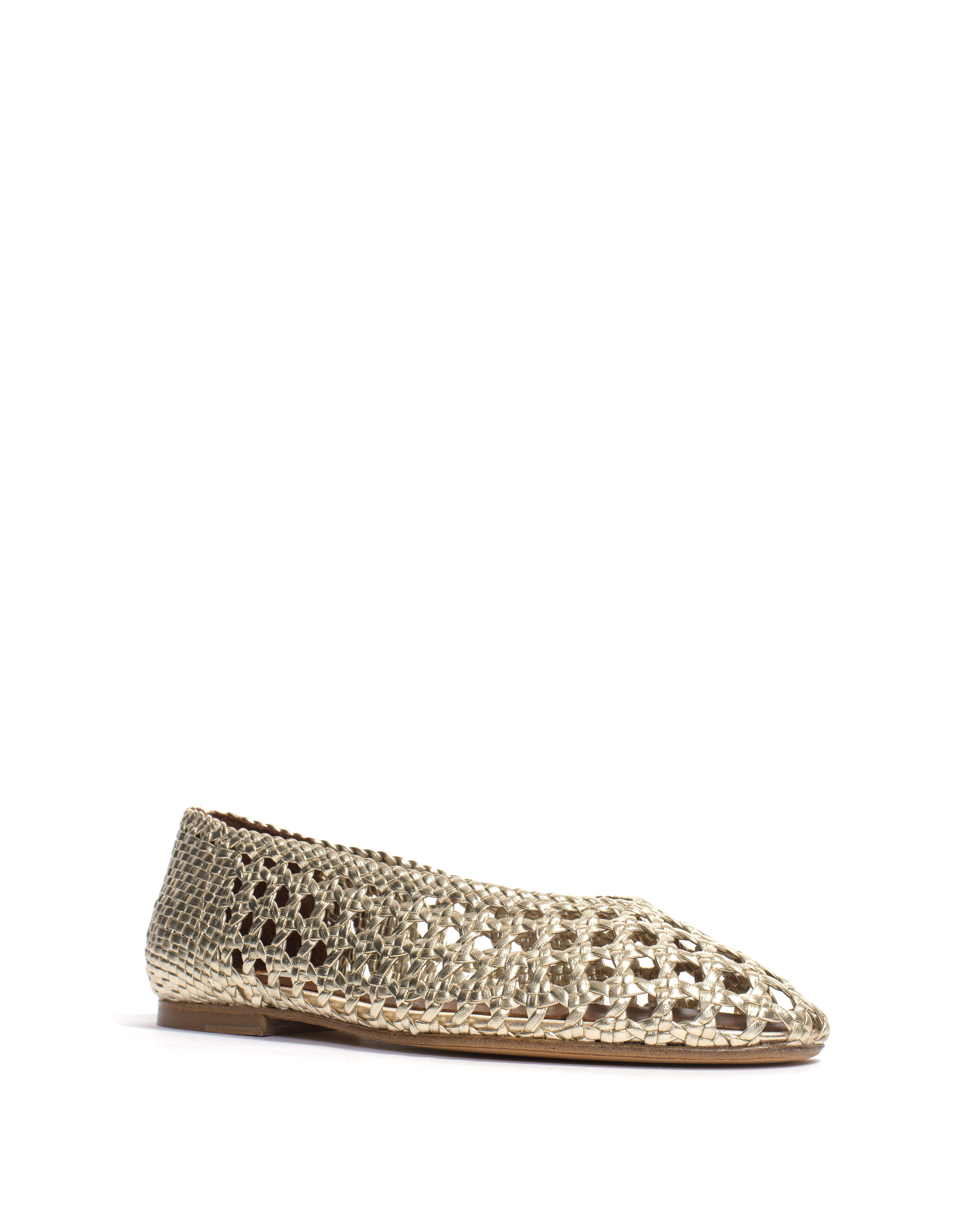 Sessi 10 Hand-braided leather Champagne