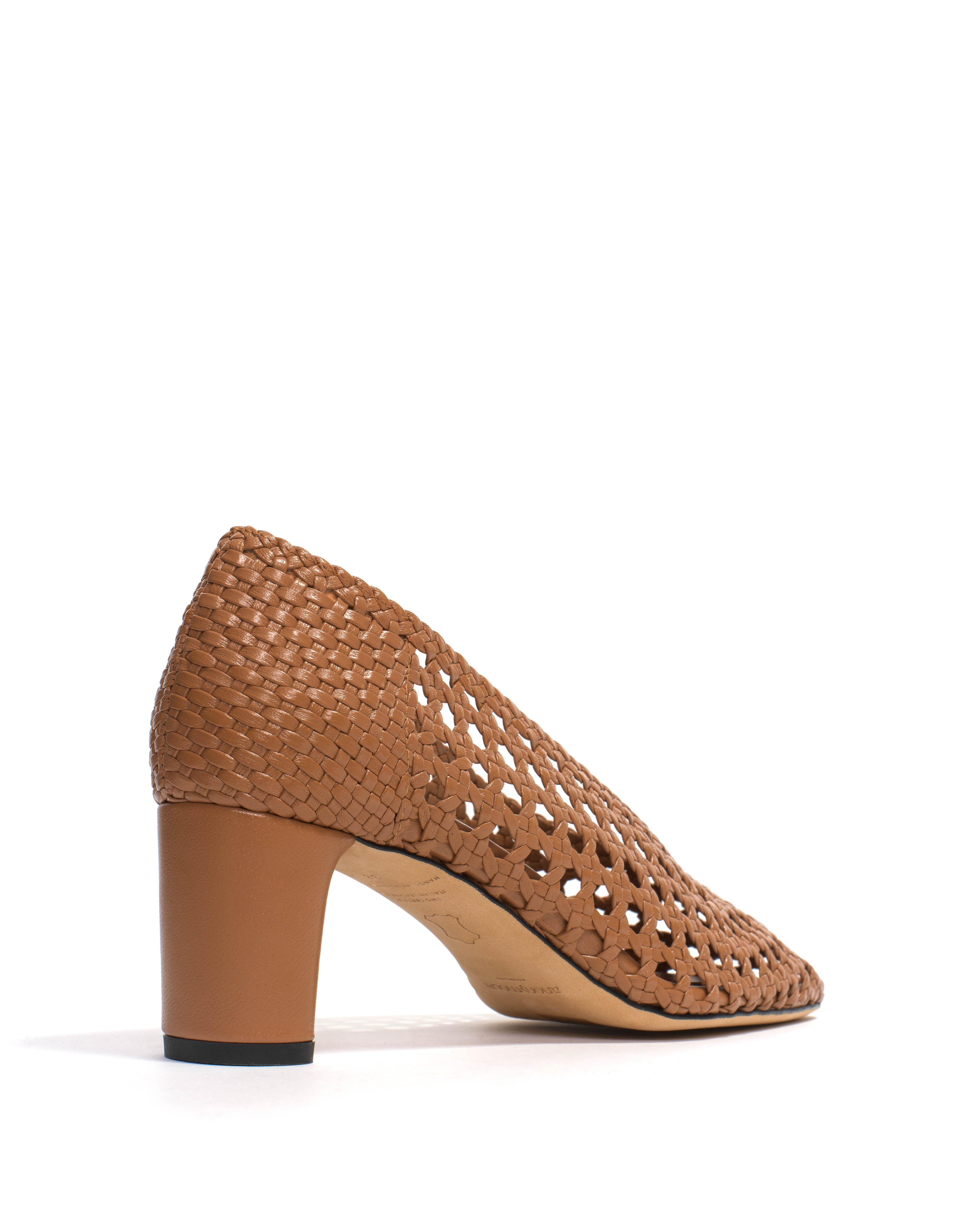 Sessi 60 Hand-braided leather Caramel
