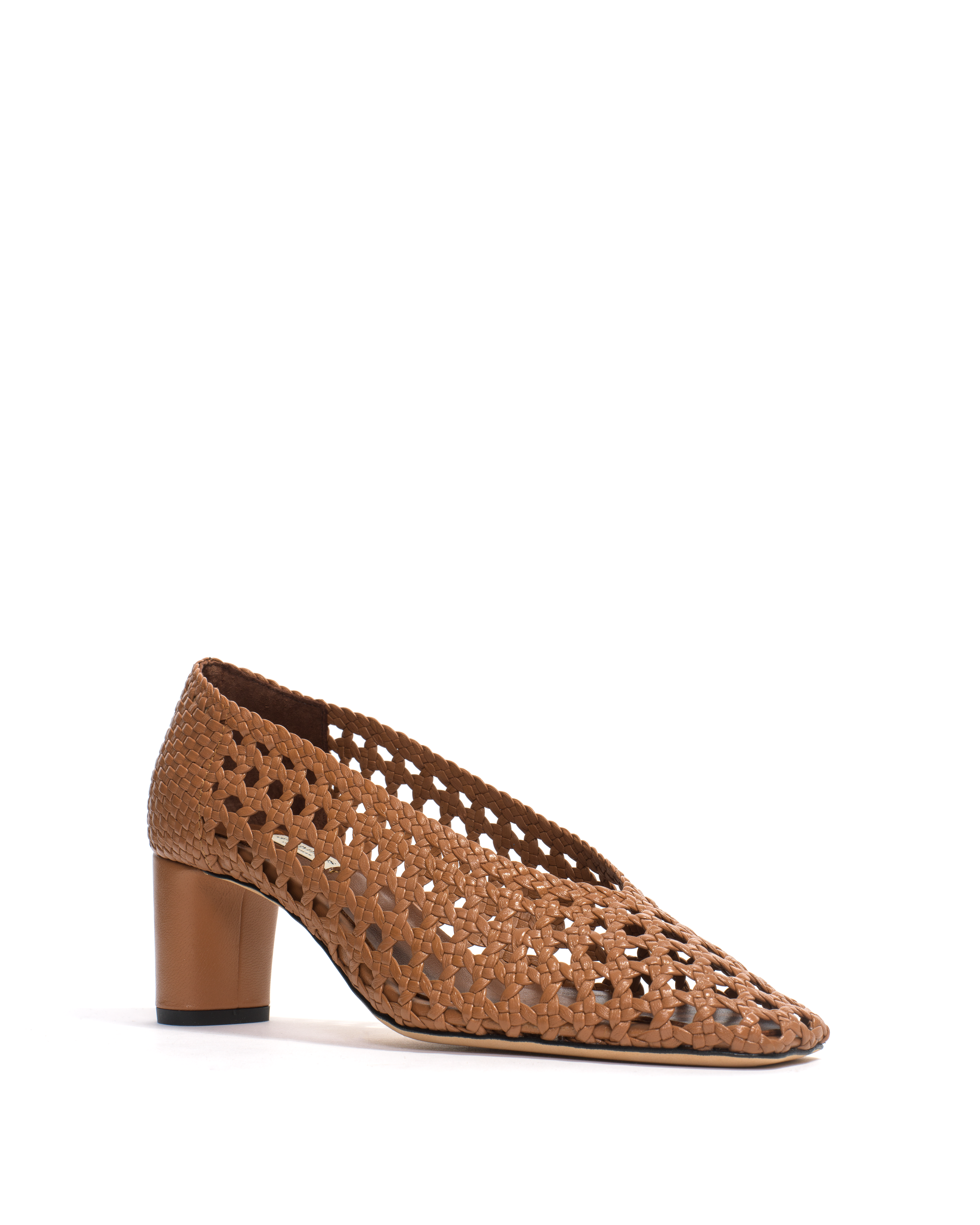 Sessi 60 hand-braided Hand-braided leather Caramel