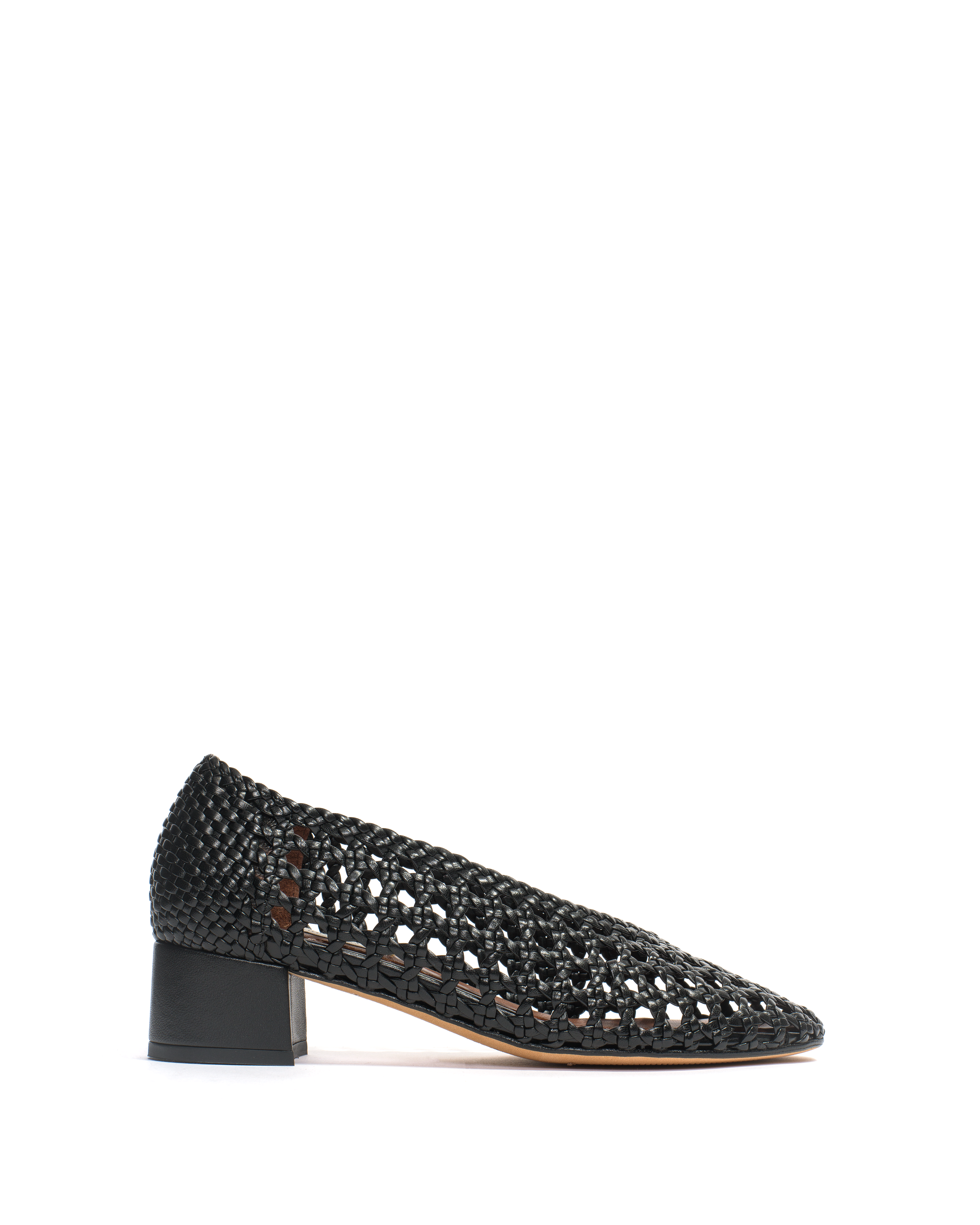 Sessi 40 Hand-braided leather Black