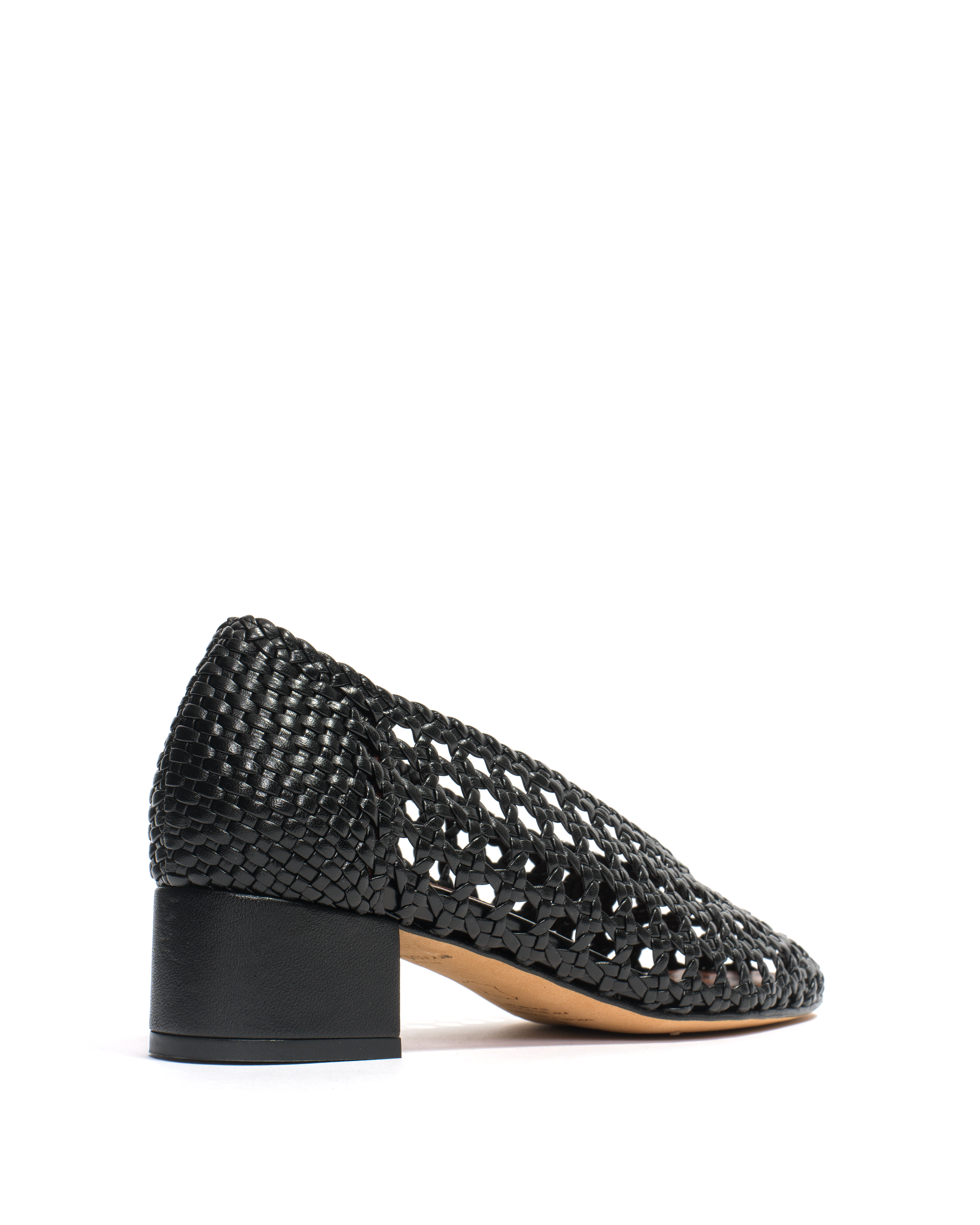 Sessi 40 hand-braided Hand-braided leather Black