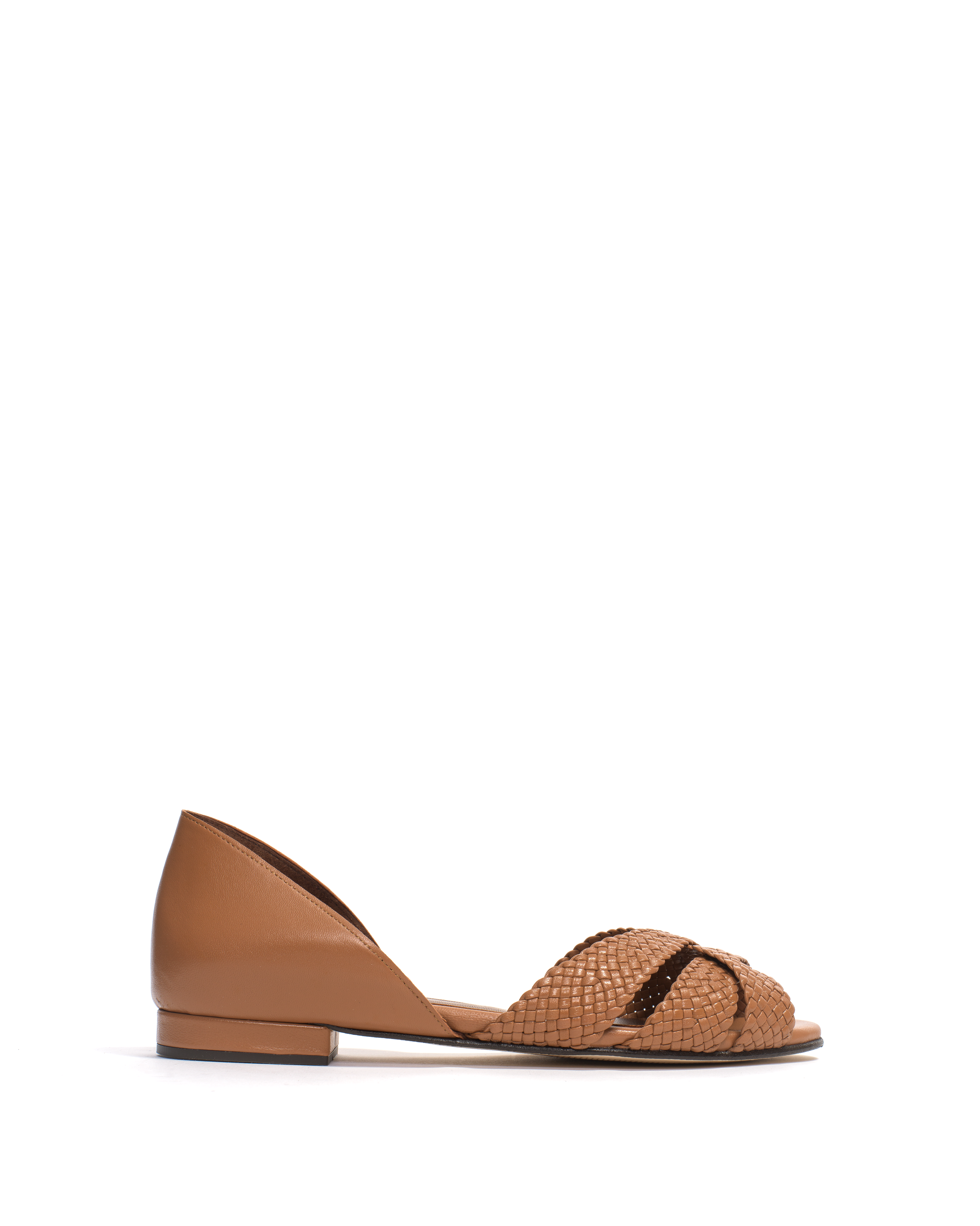 Sanni 20 hand-braided Hand-braided leather Caramel