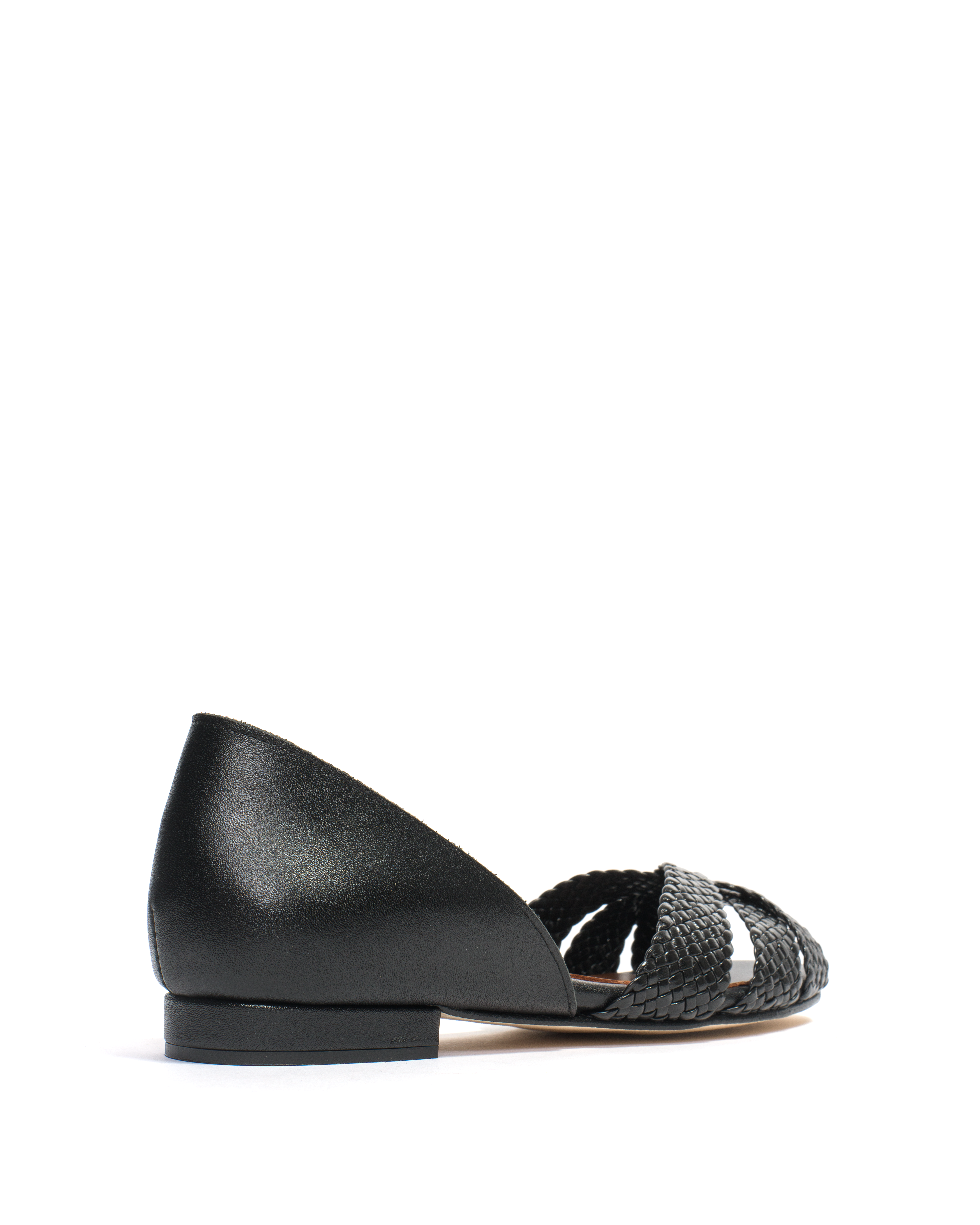 Sanni 20 hand-braided Hand-braided leather Black