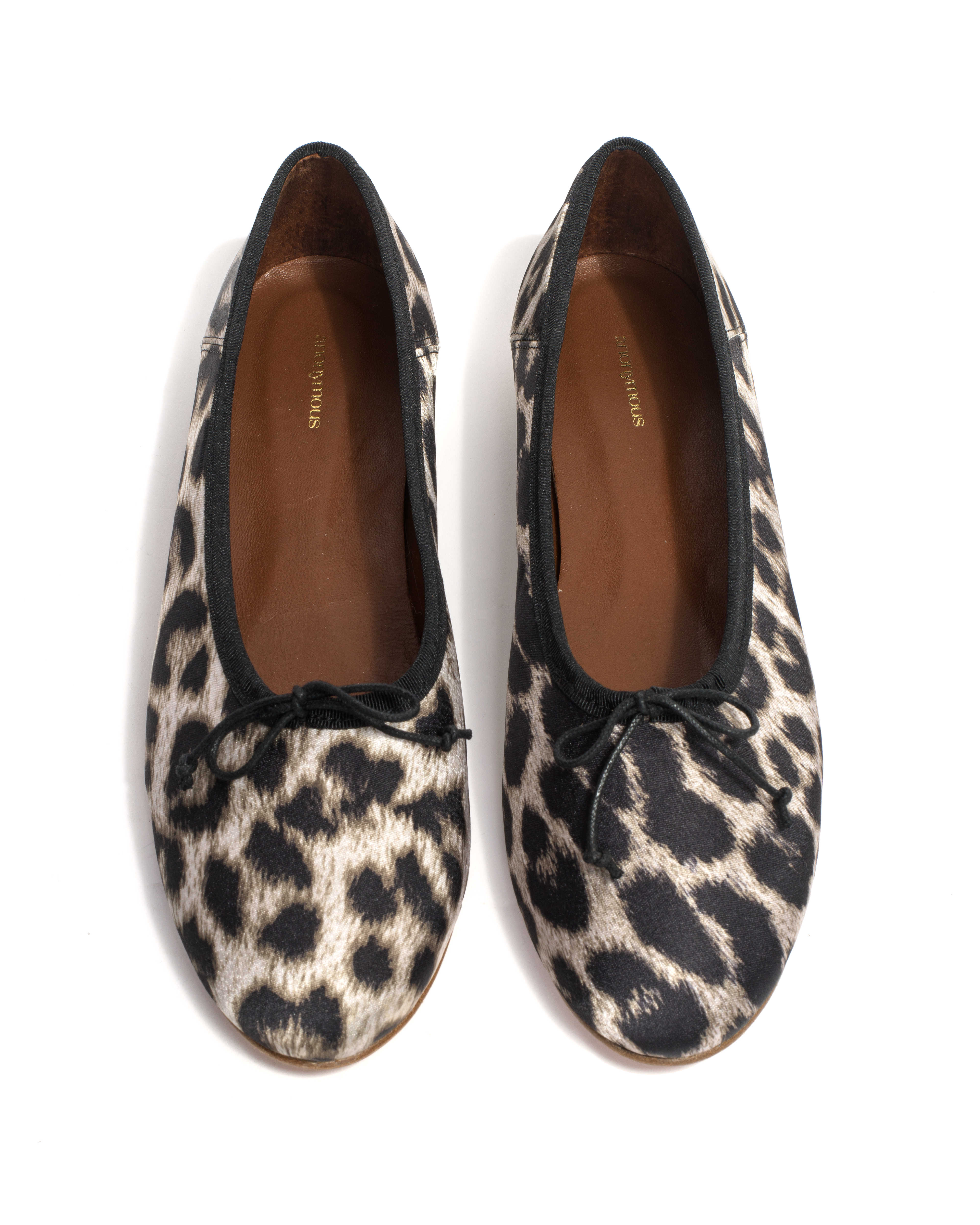 Sacha Satin print Snow leopard