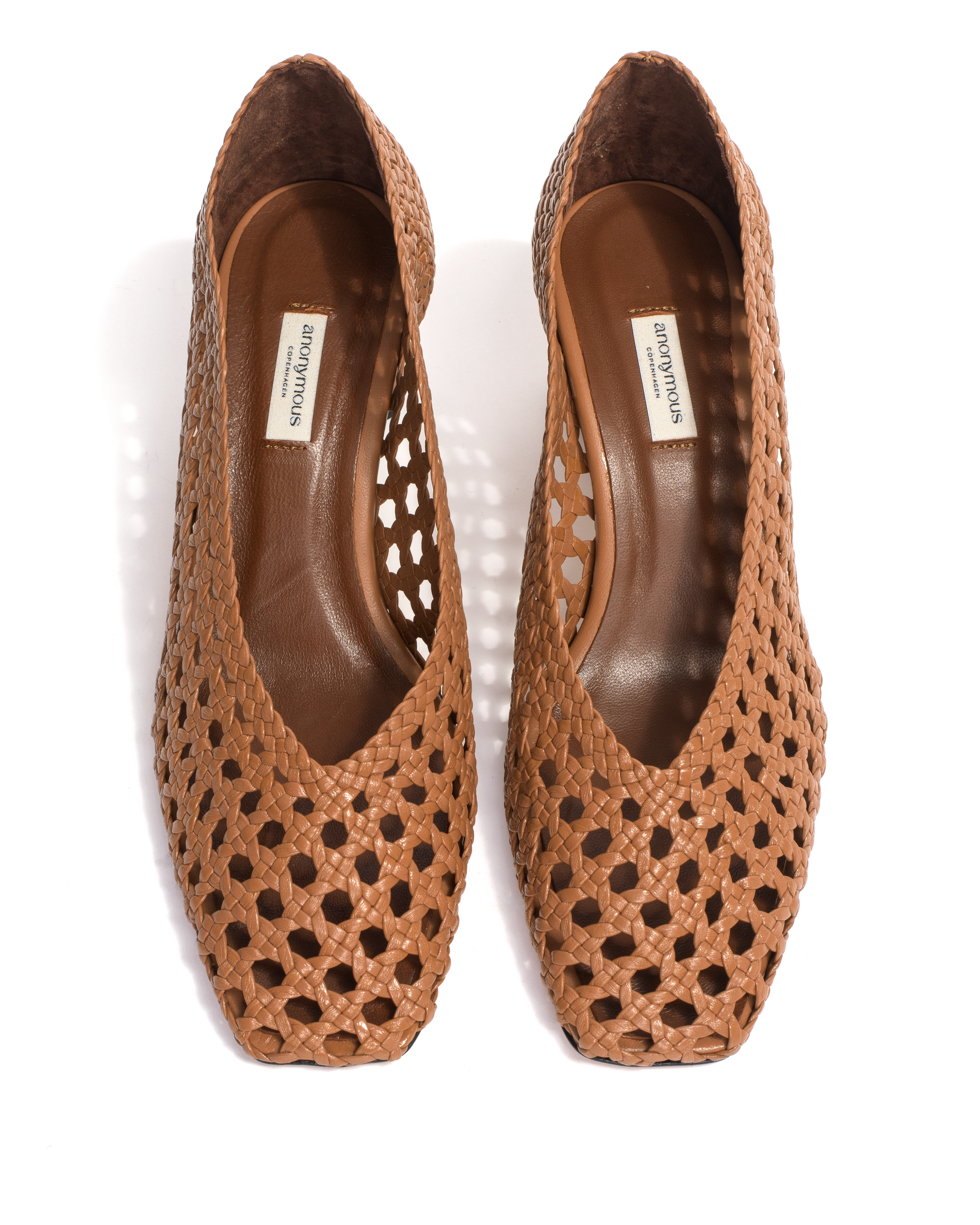 Sessi 60 Hand-braided leather Caramel - Anonymous Copenhagen