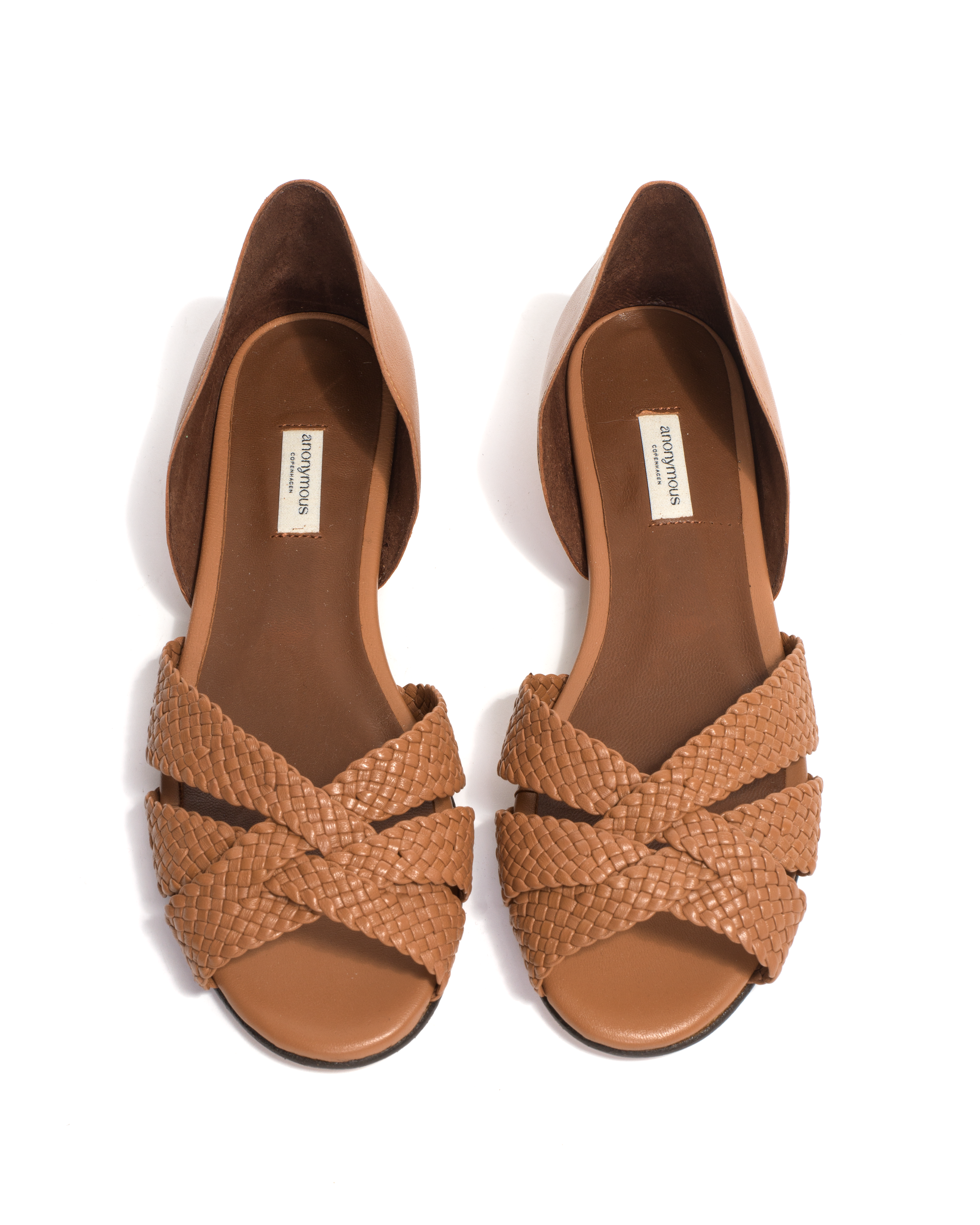 Sanni 20 hand-braided Hand-braided leather Caramel