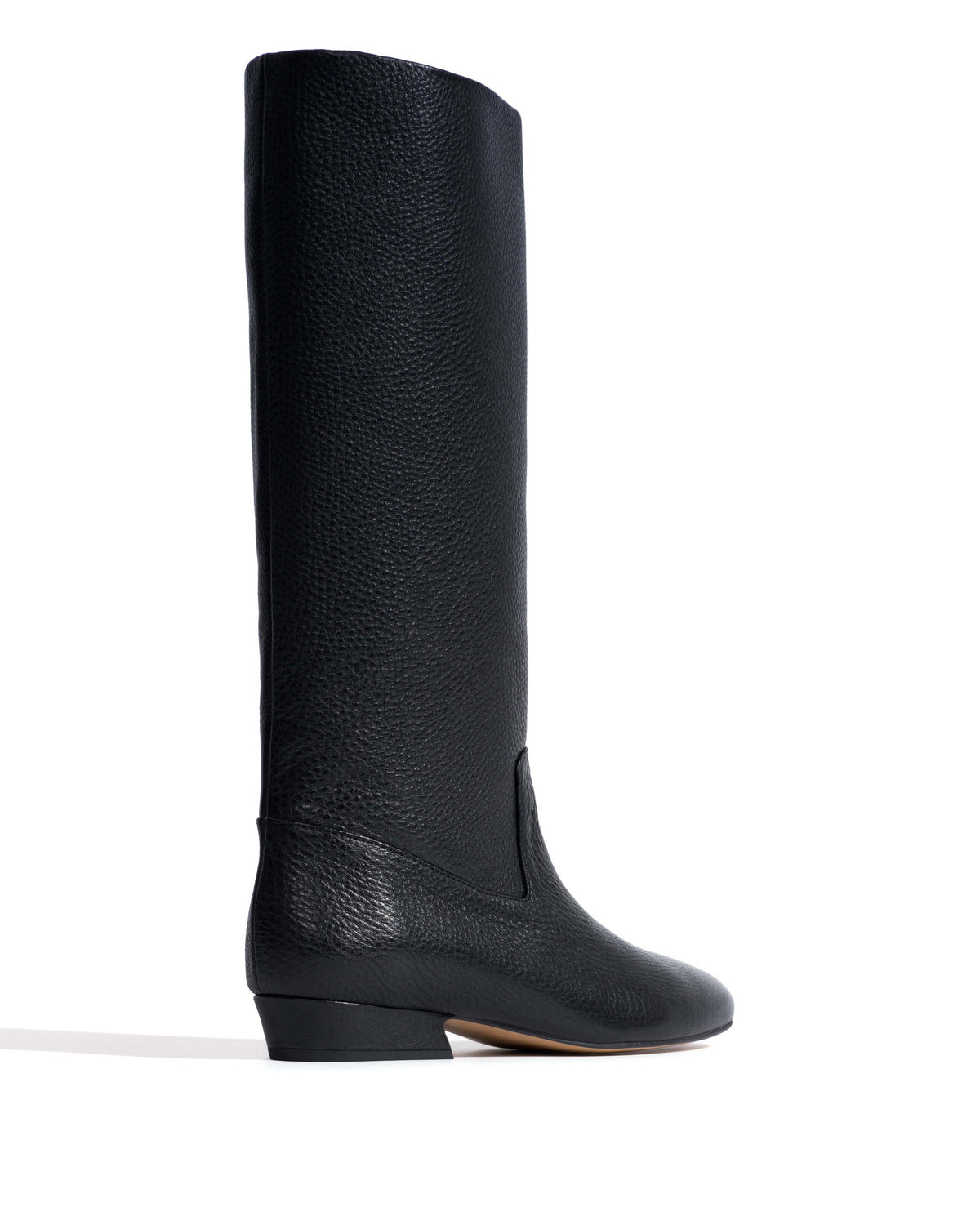 Trina 25 Natural grain soft calf Black