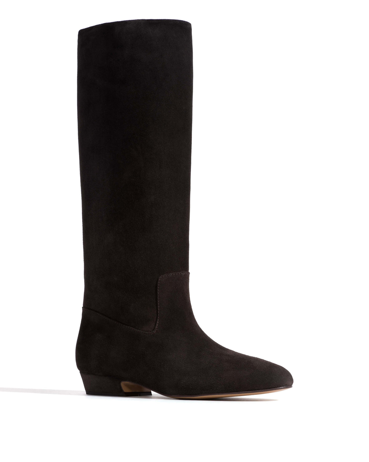 Trina 25 Calf suede Espresso brown