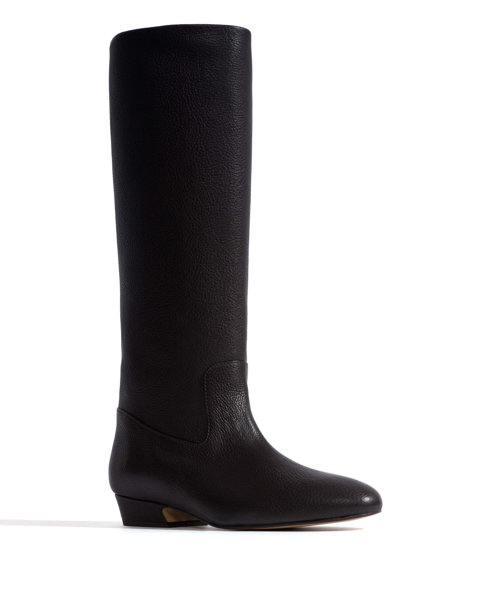 Trina 25 Natural grain soft calf Espresso brown