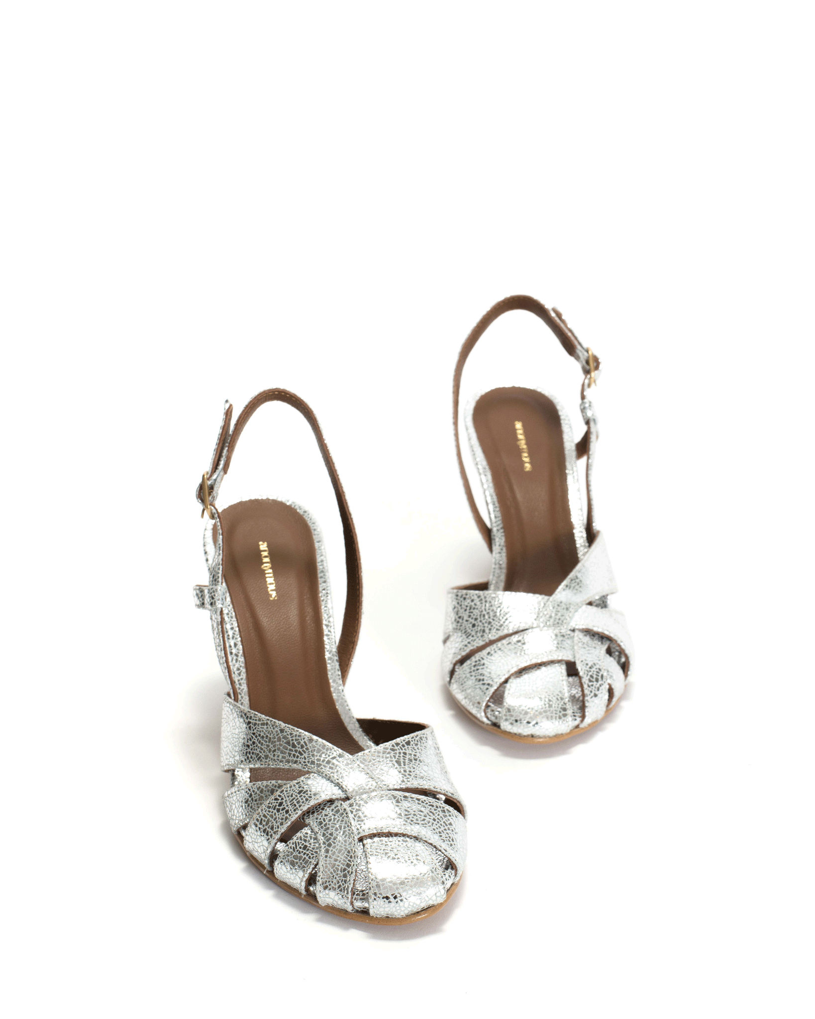Banie 75 Crackled metallic goat Silver - Anonymous Copenhagen