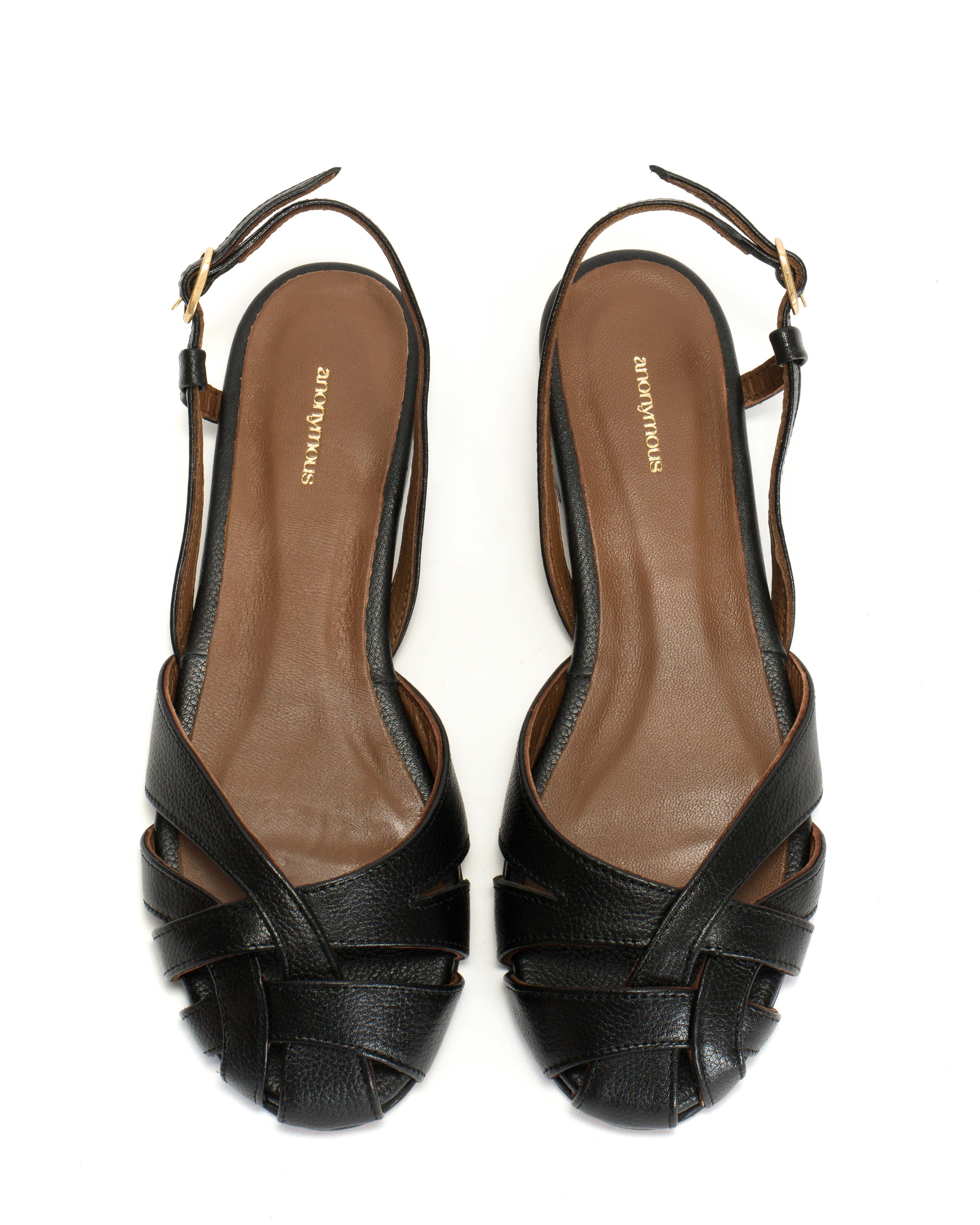 Banie 20 Pebbled soft calf Black