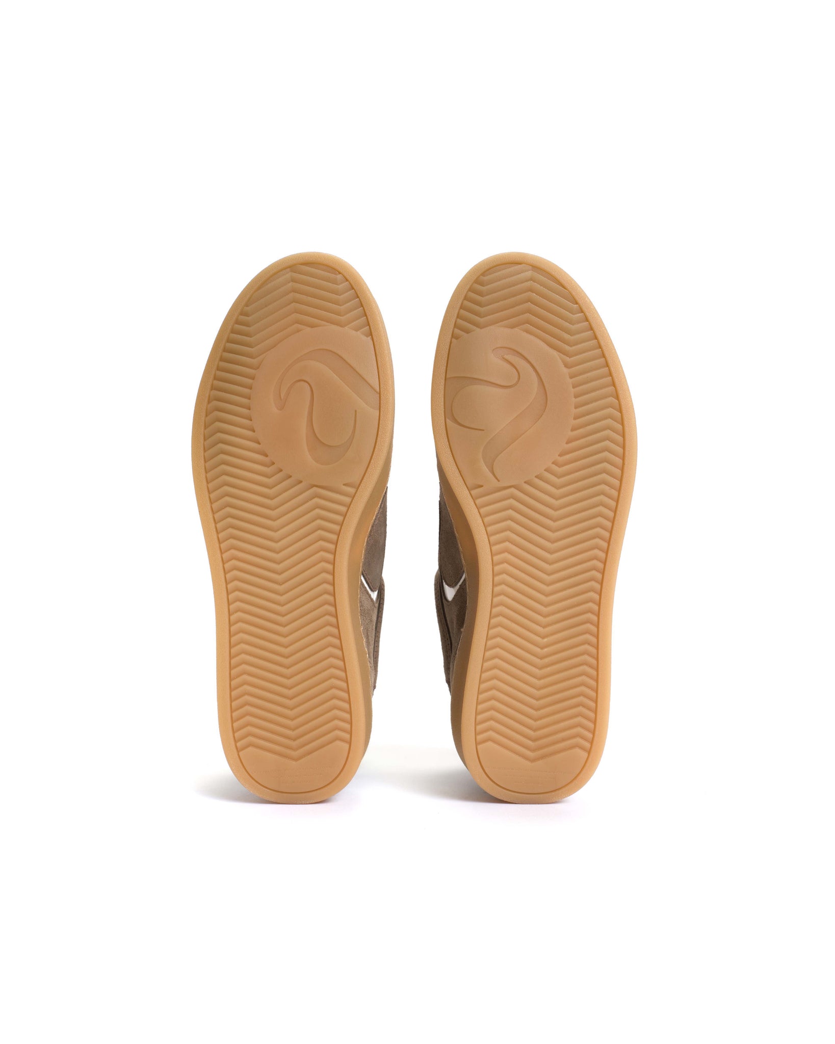 Blaire Calf suede & polished soft calf Mushroom & sand white