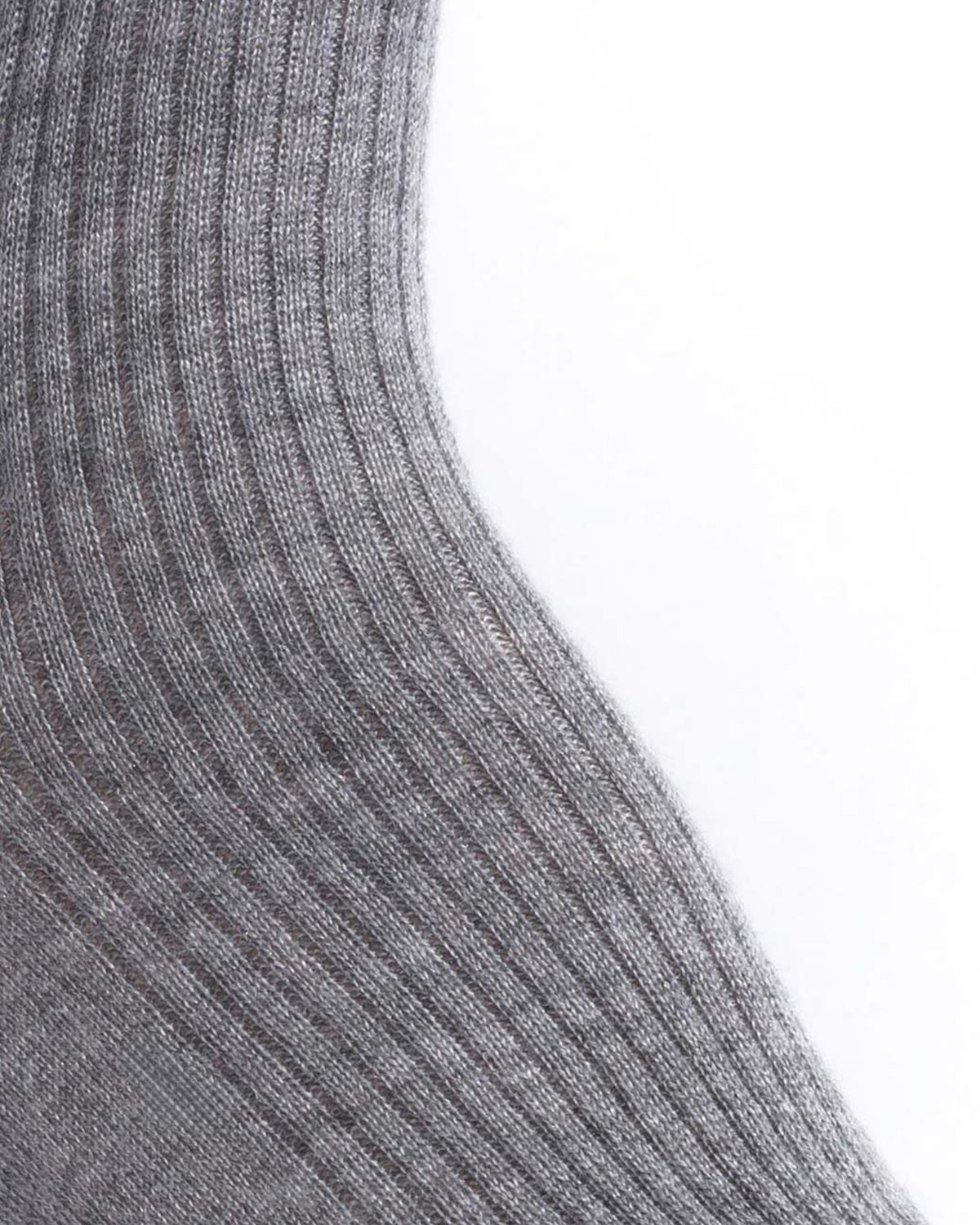 Ines silk cashmere socks 30% silk 70% cashmere Shark grey