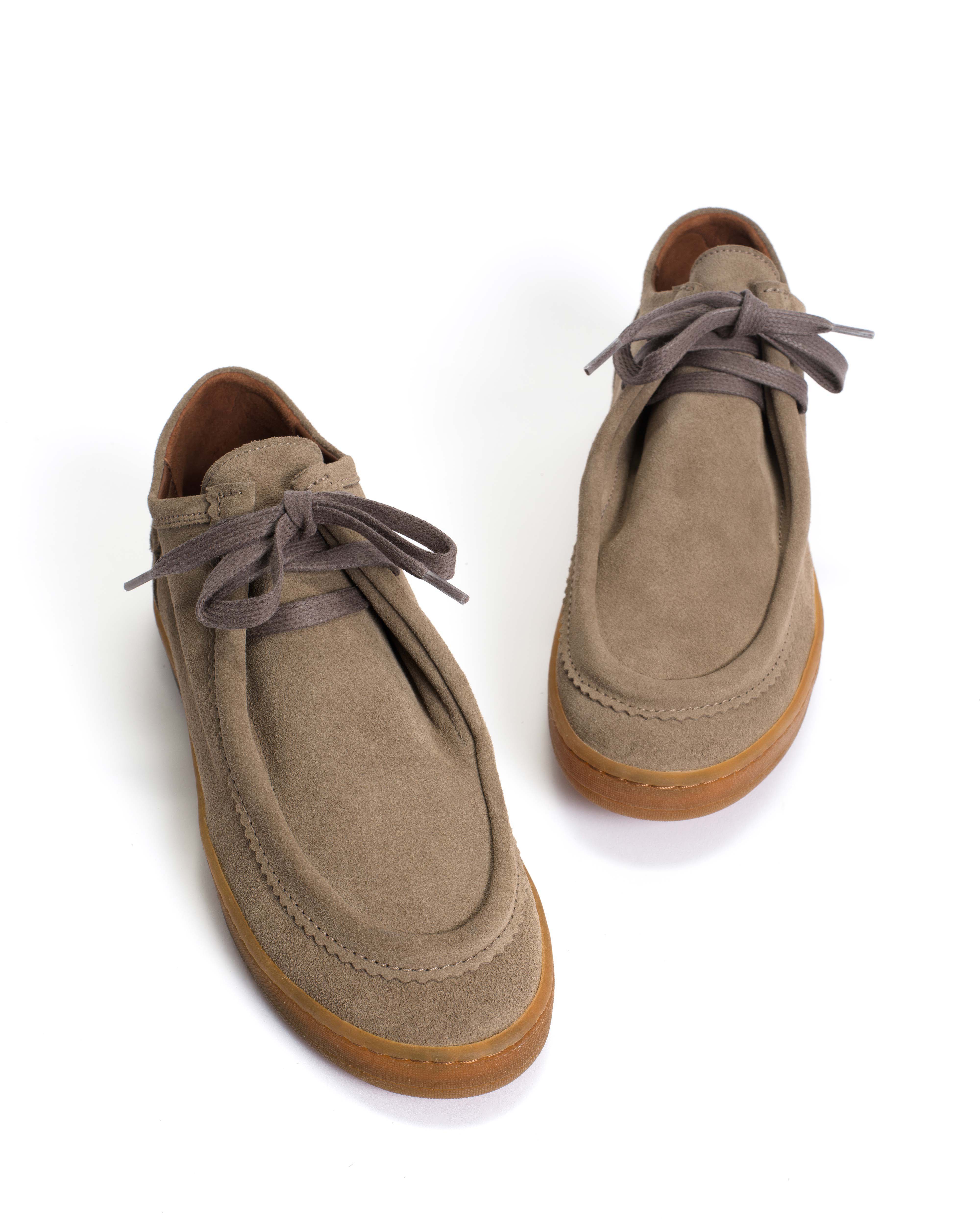 Chez hevea sport Calf suede Mushroom