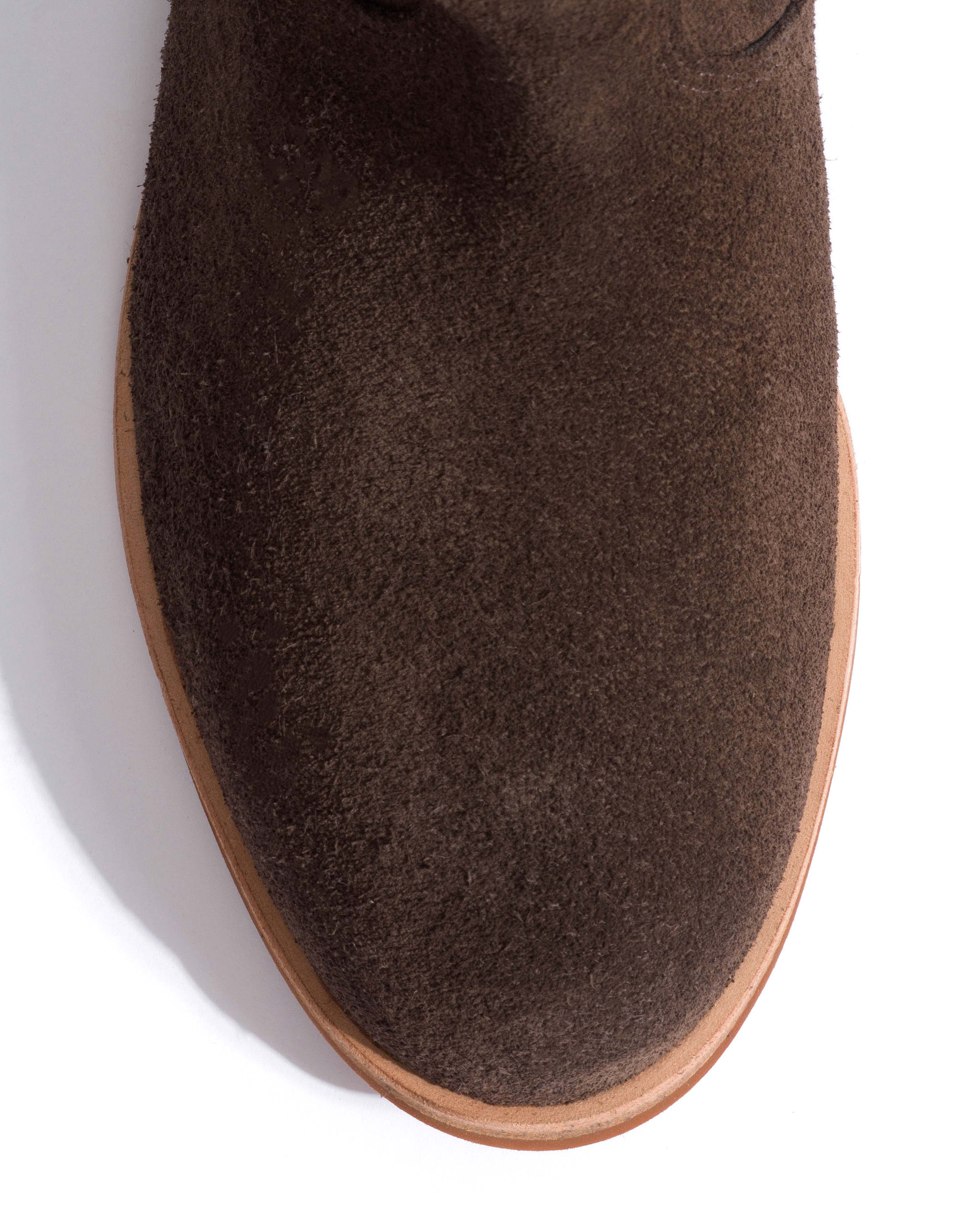 Claudia Calf suede Coffee brown