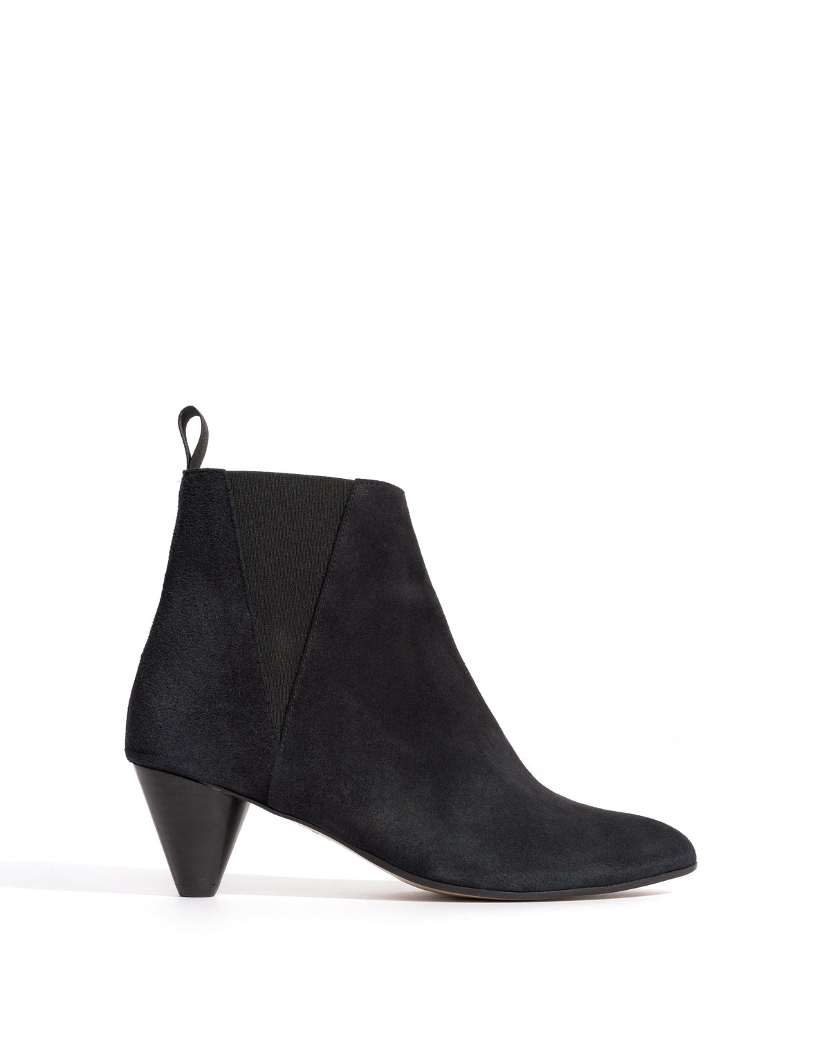 Clivia 50 cone Calf suede Off black