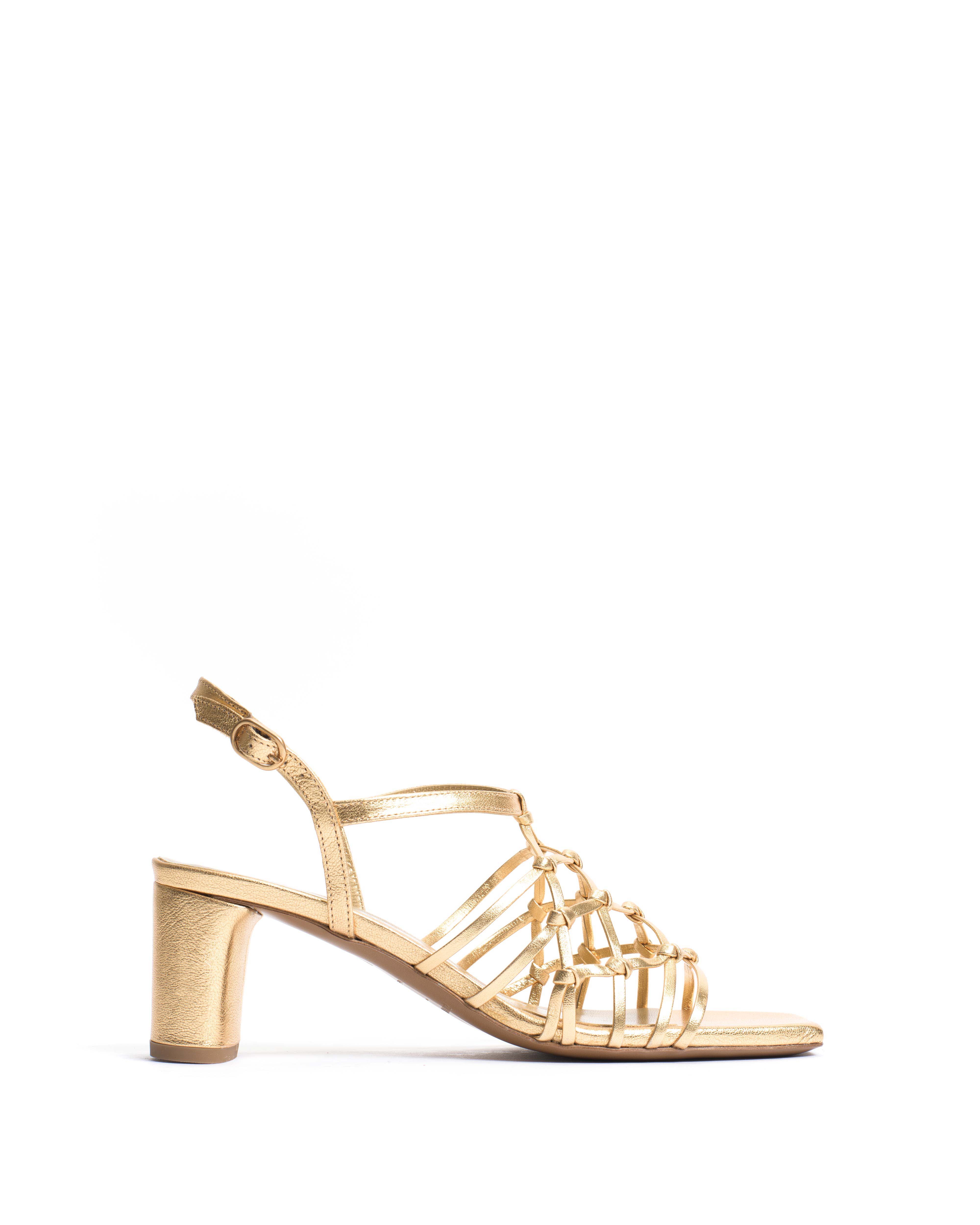 Coco 60 Hand-braided leather Gold