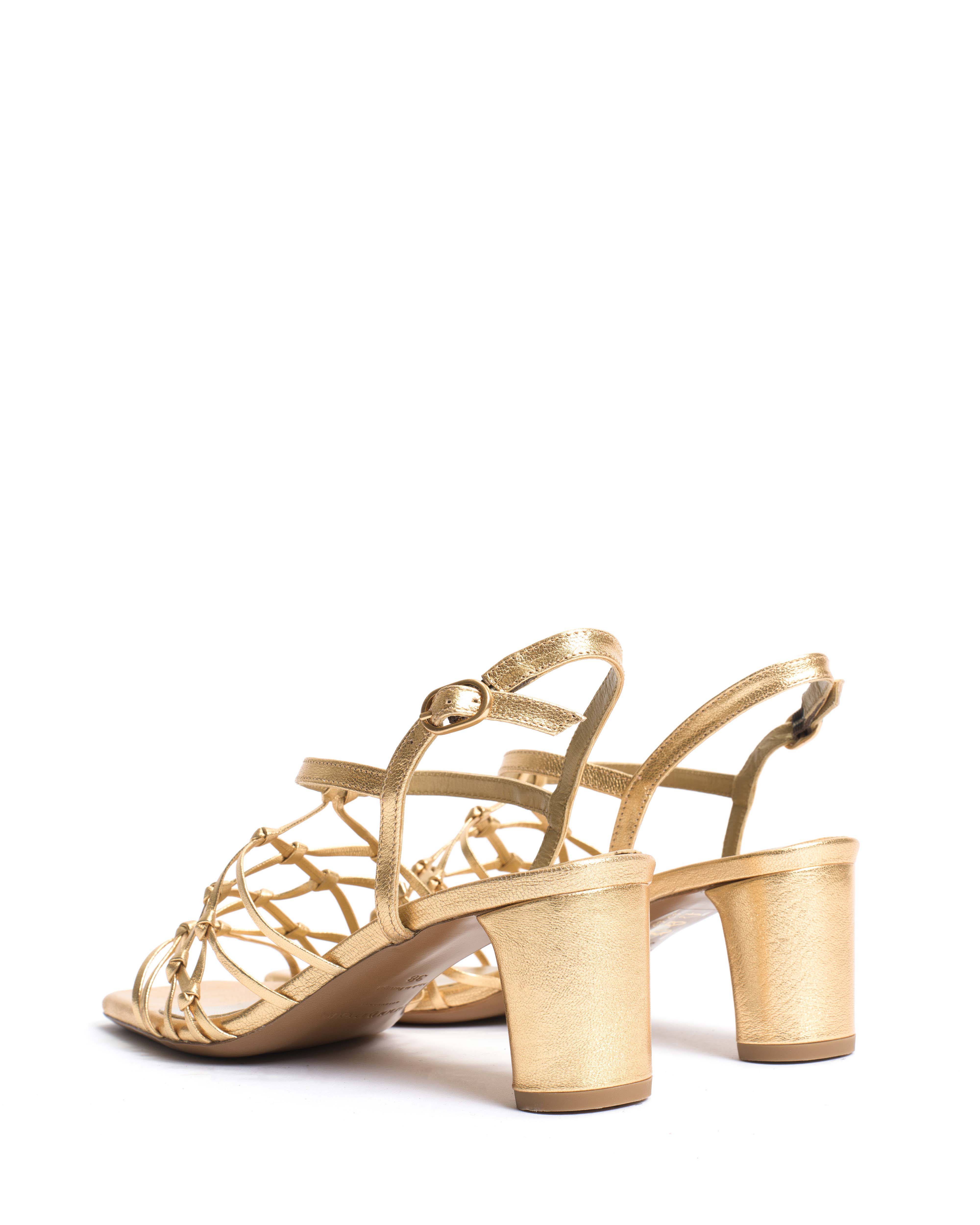Coco 60 Hand-braided leather Gold