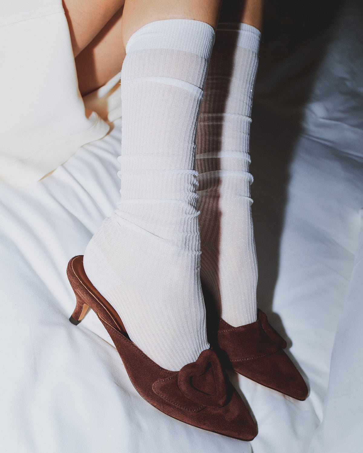 Shila 50 kitten Calf suede Chocolate