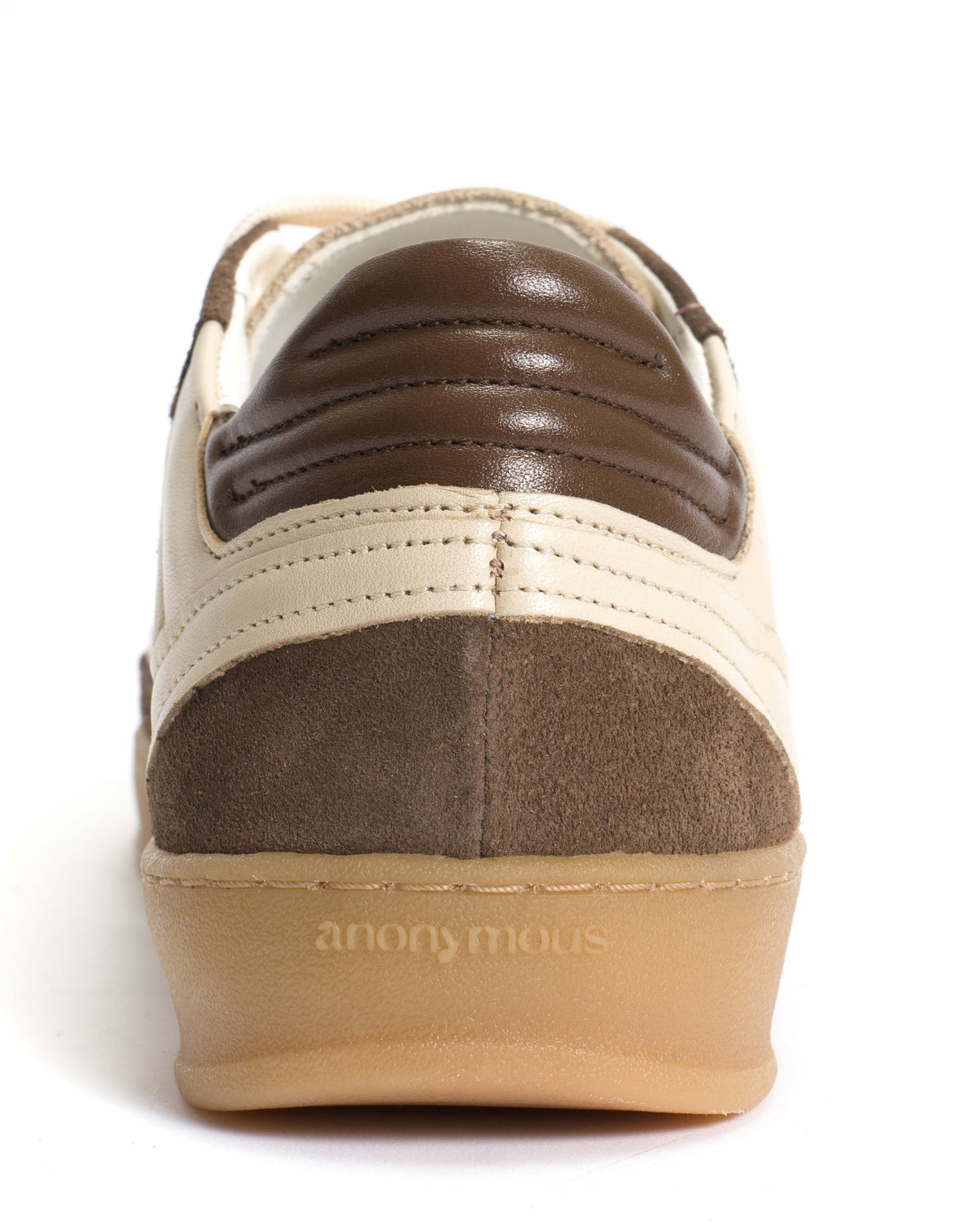 Dabbie Calf suede & soft calf dual & tri color Dark taupe & white sand & dark taupe