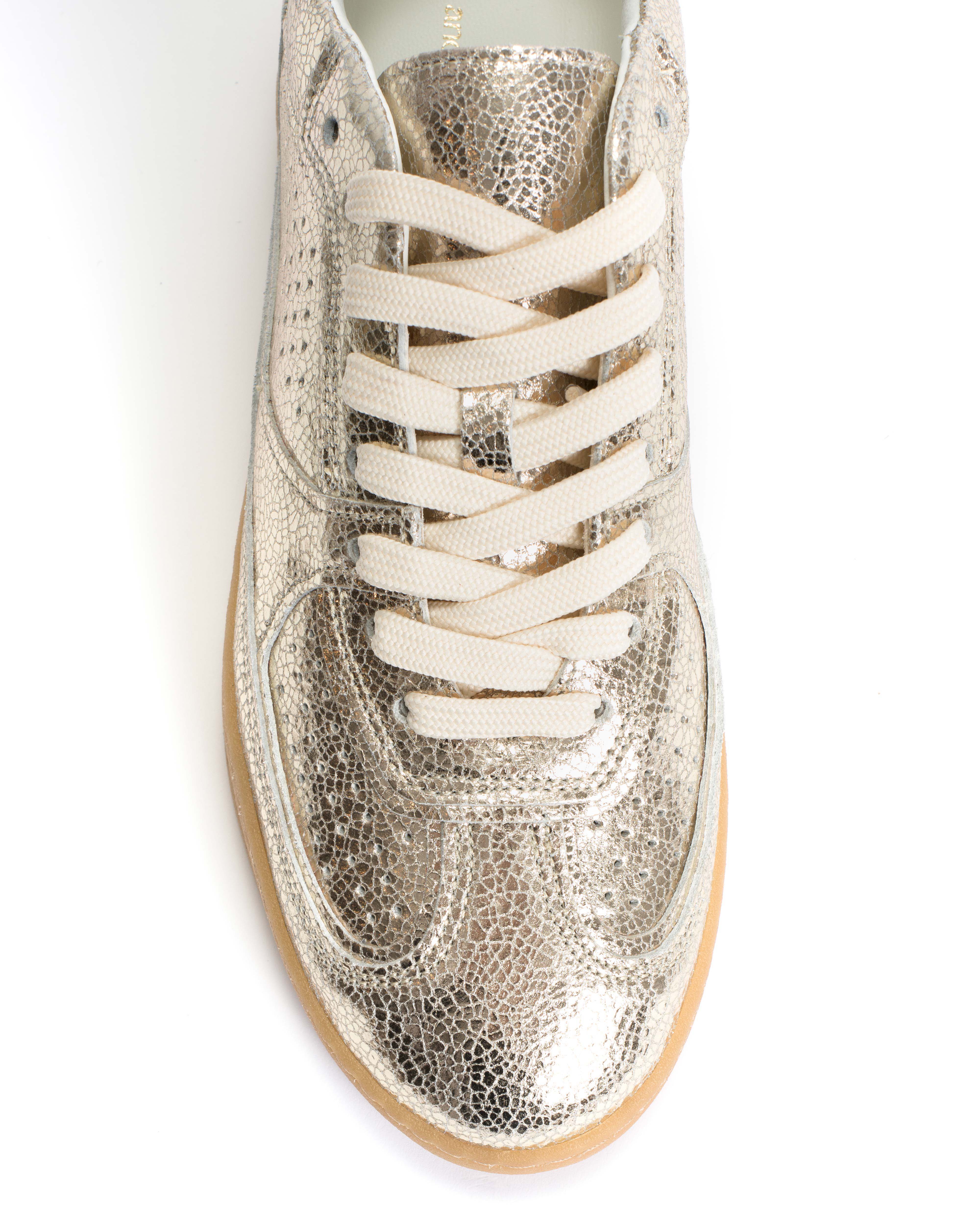 Dabbie Crackled metallic goat Champagne