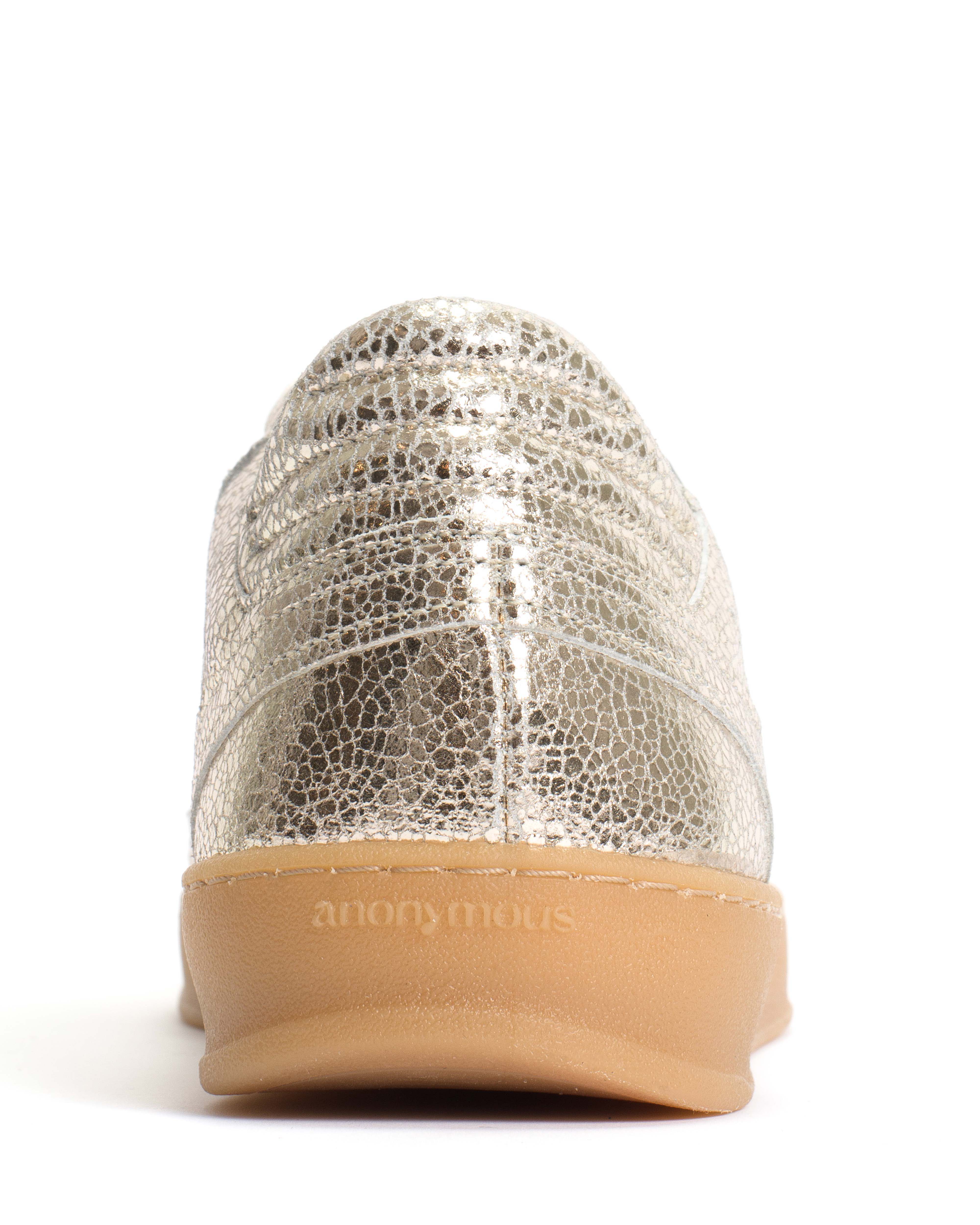 Dabbie Crackled metallic goat Champagne