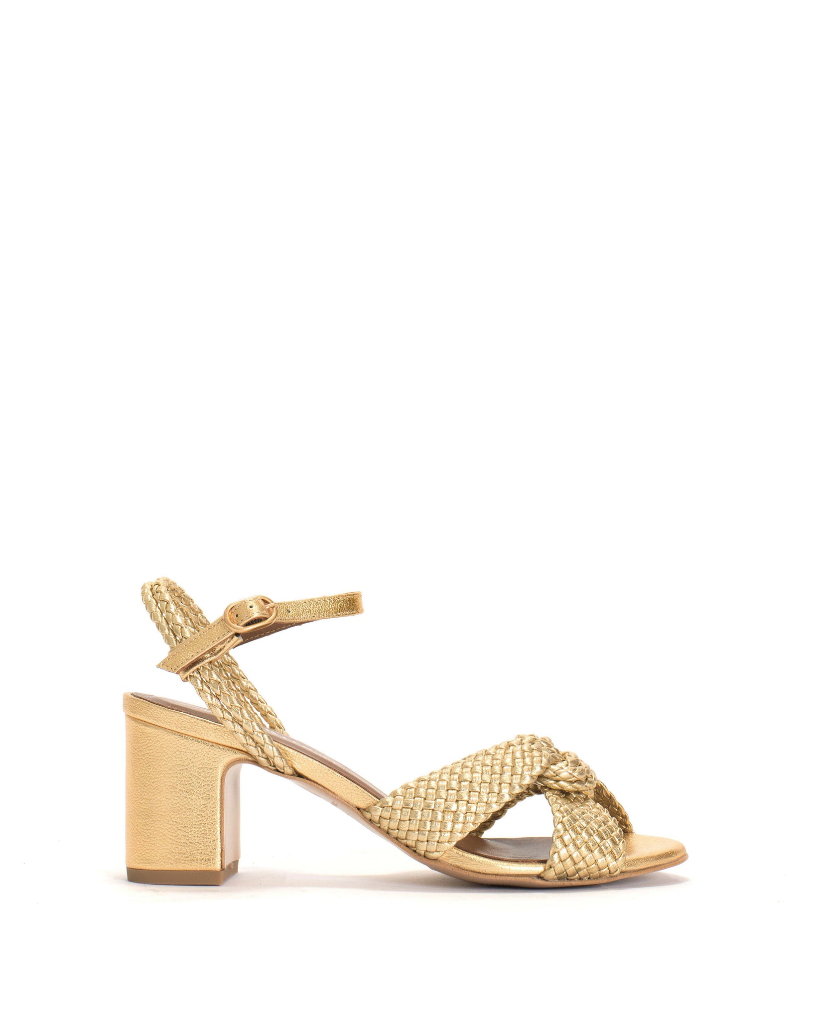 Dilaya 55 Hand-braided leather Gold