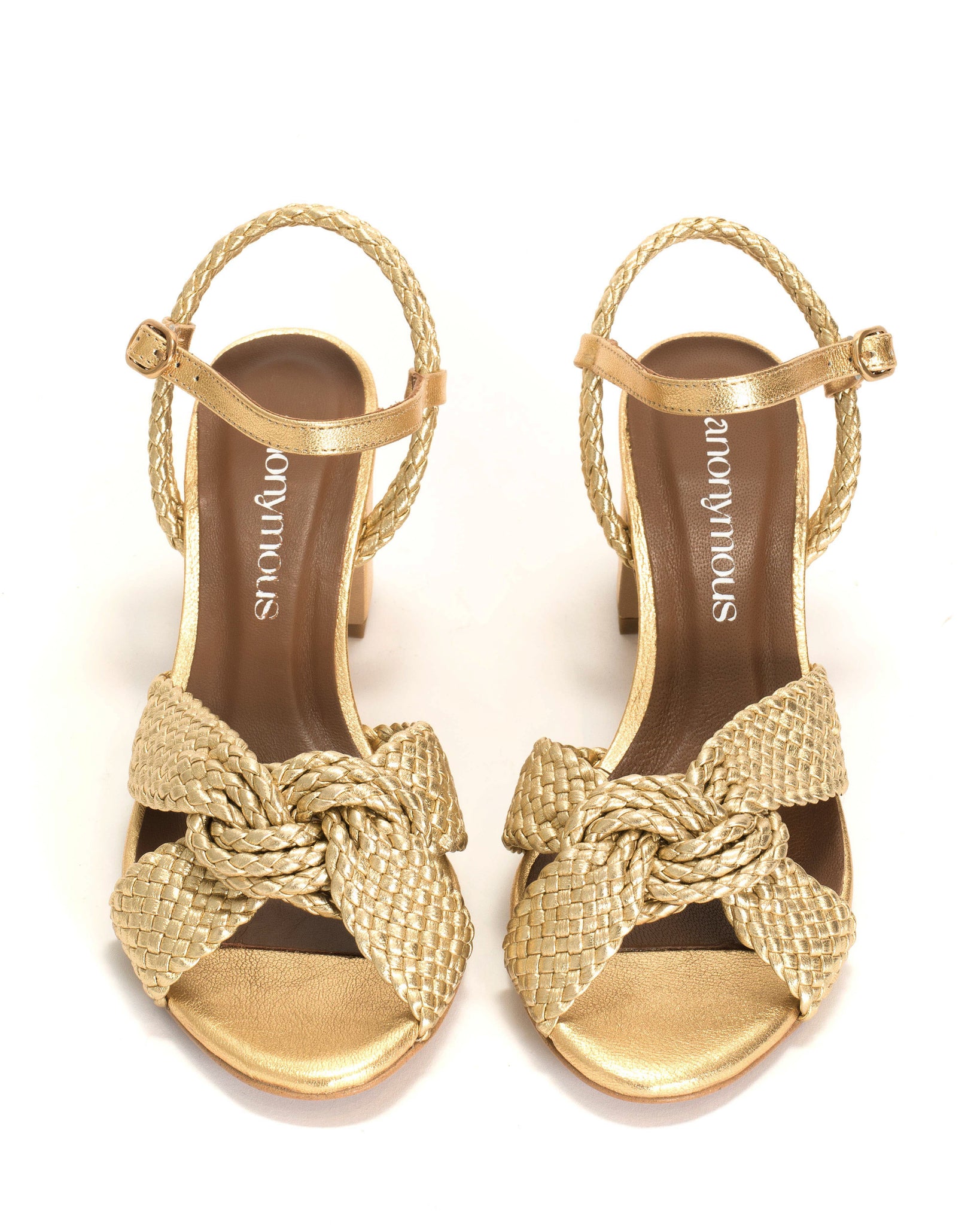 Dilaya 55 Hand-braided leather Gold