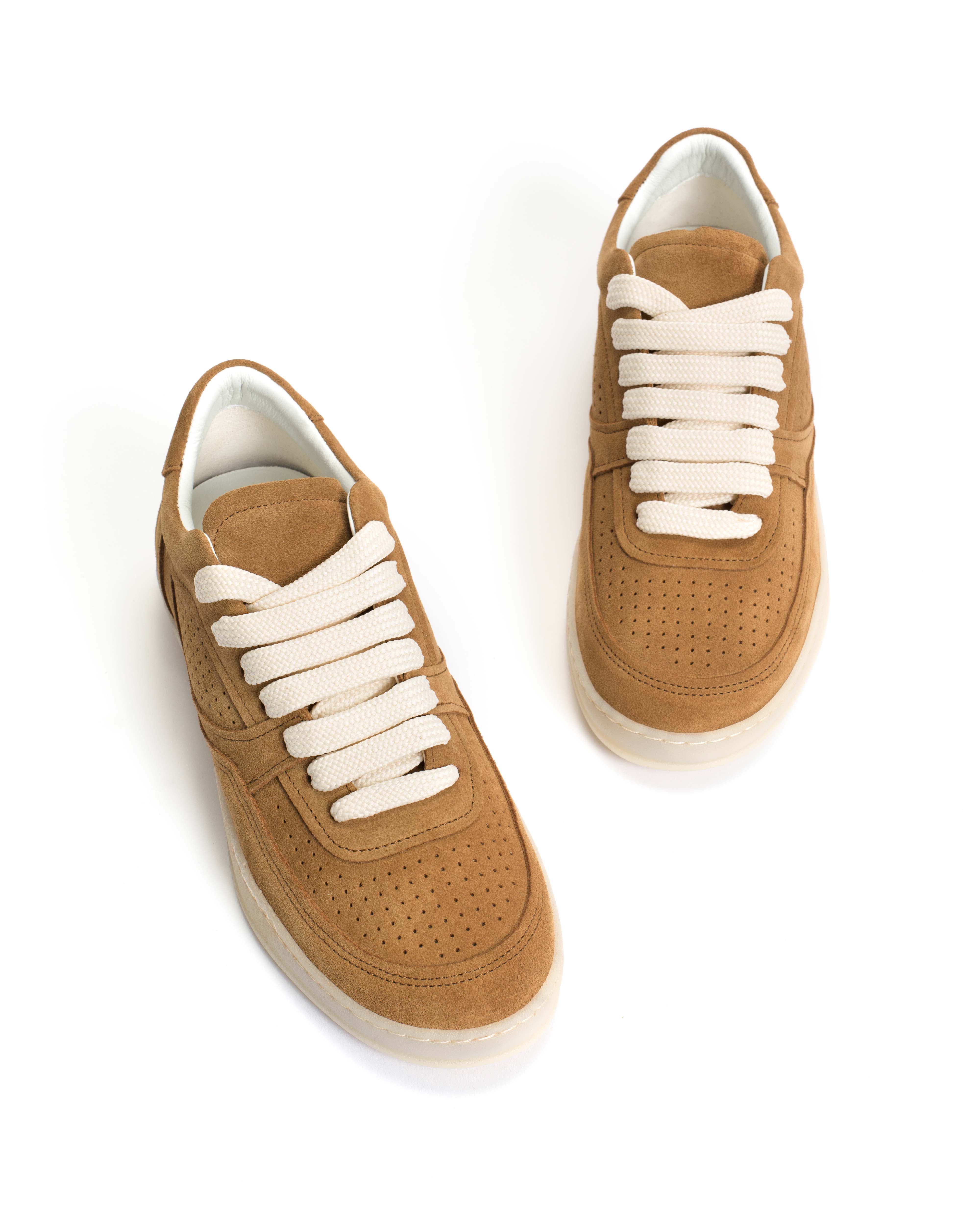 Elevate Calf suede Bamboo brown