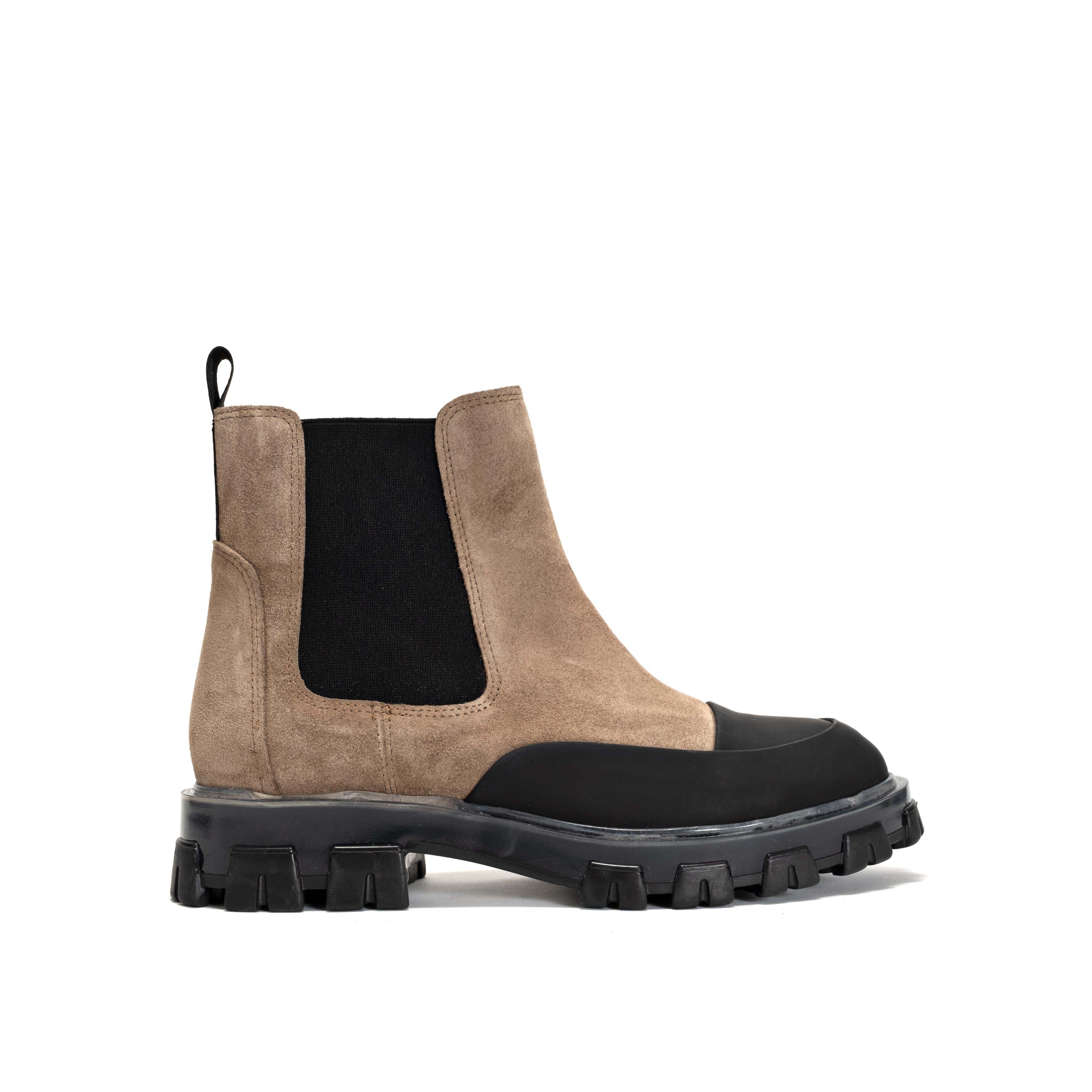 Elice Calf suede Sage grey