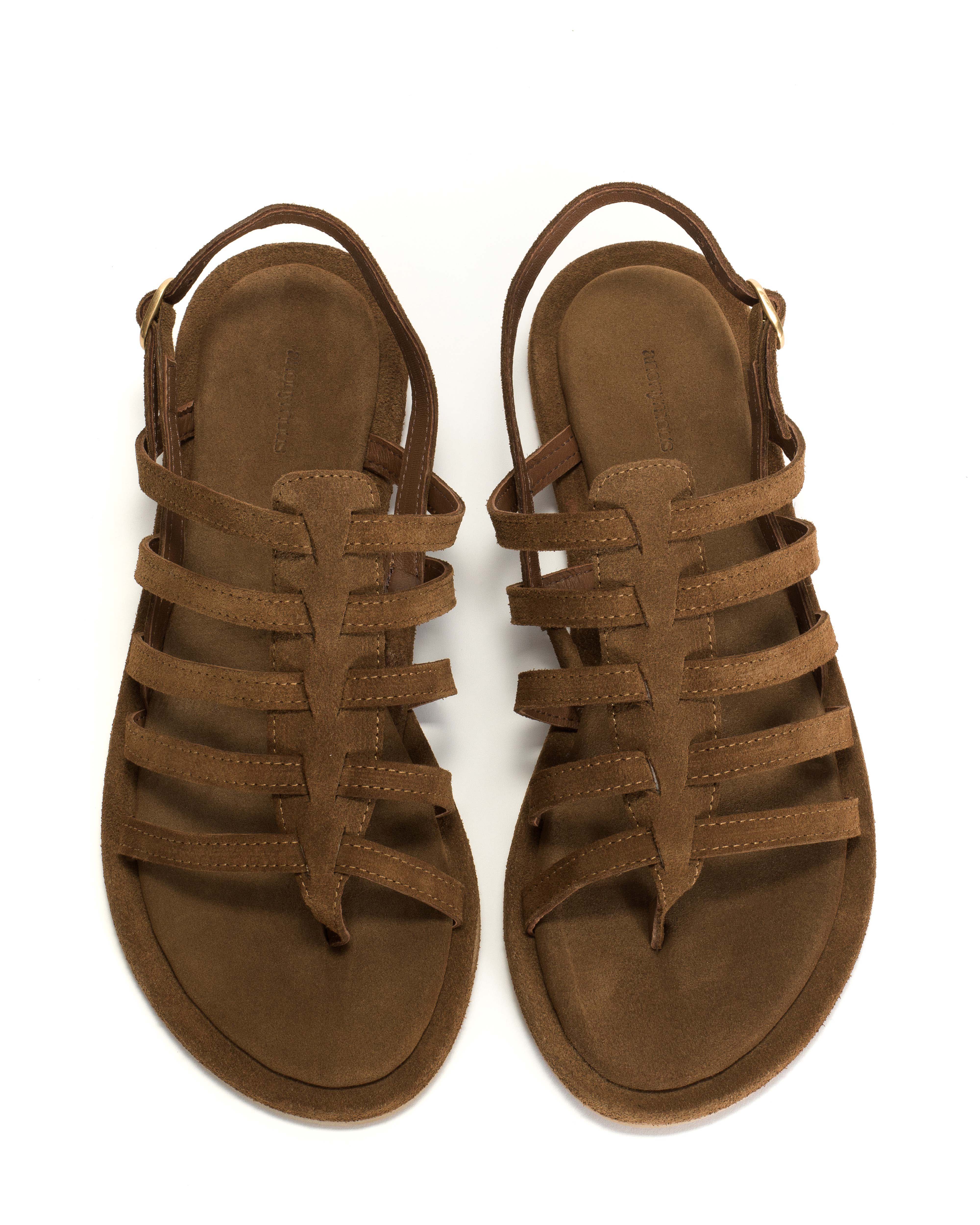 Els 10 covered Calf suede Cinnamon
