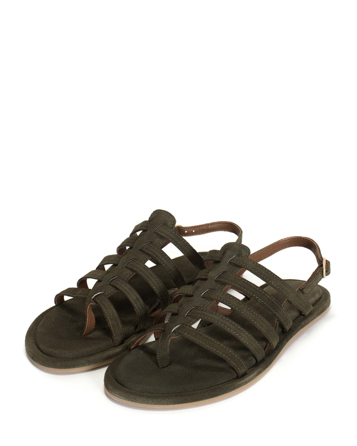 Els 10 covered Calf suede Moss green