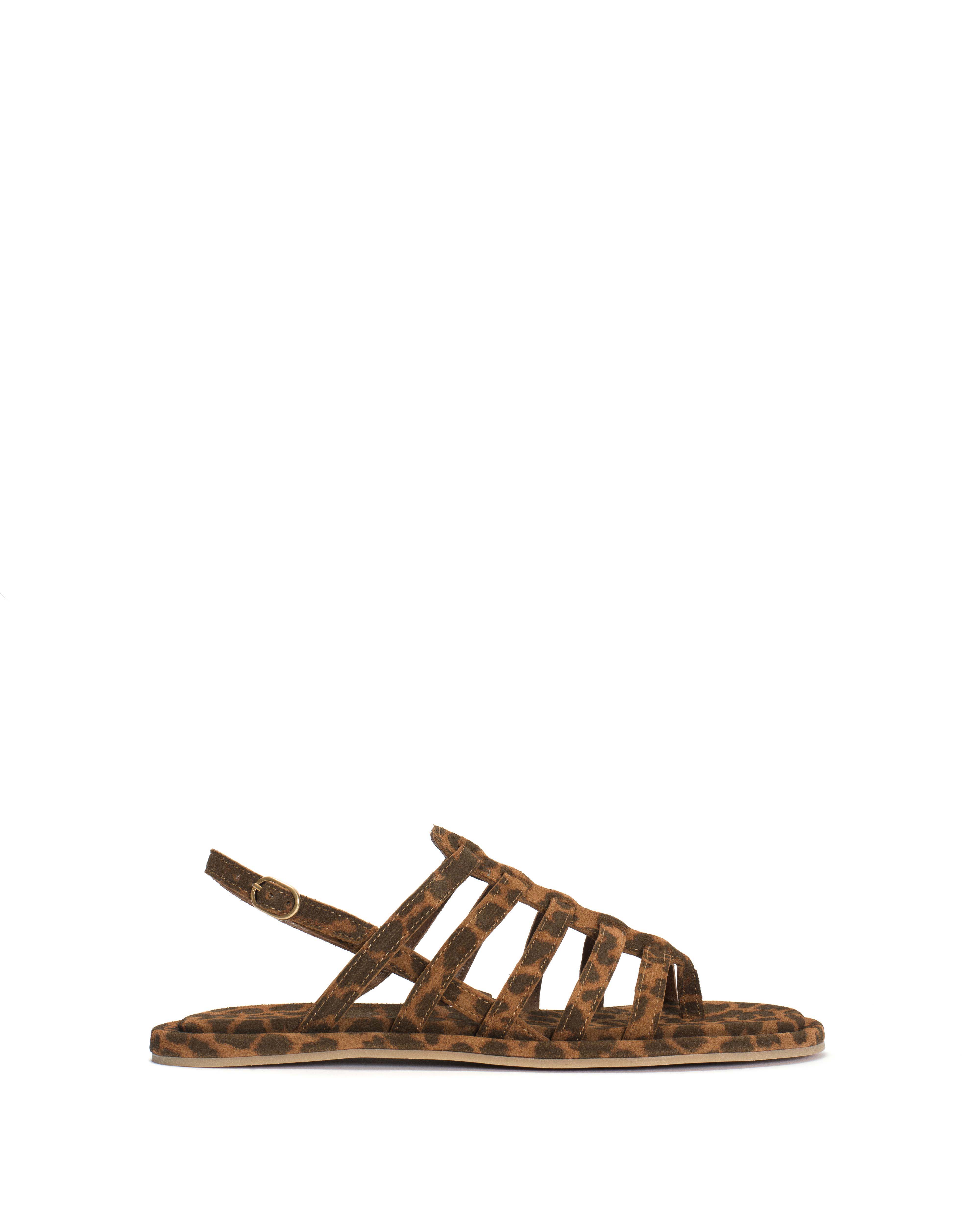 Els 10 covered Calf suede print Leopard