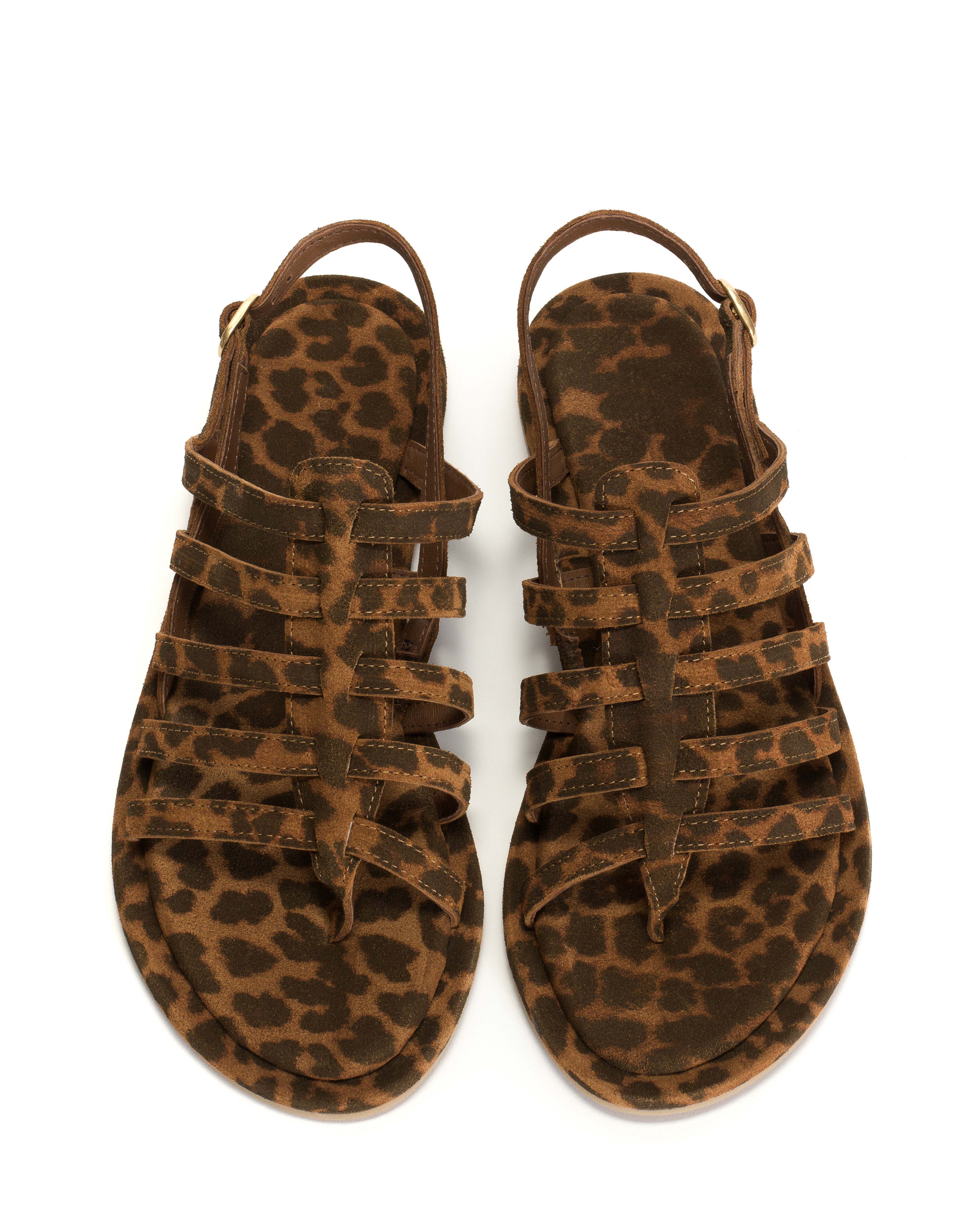 Els 10 covered Calf suede print Leopard