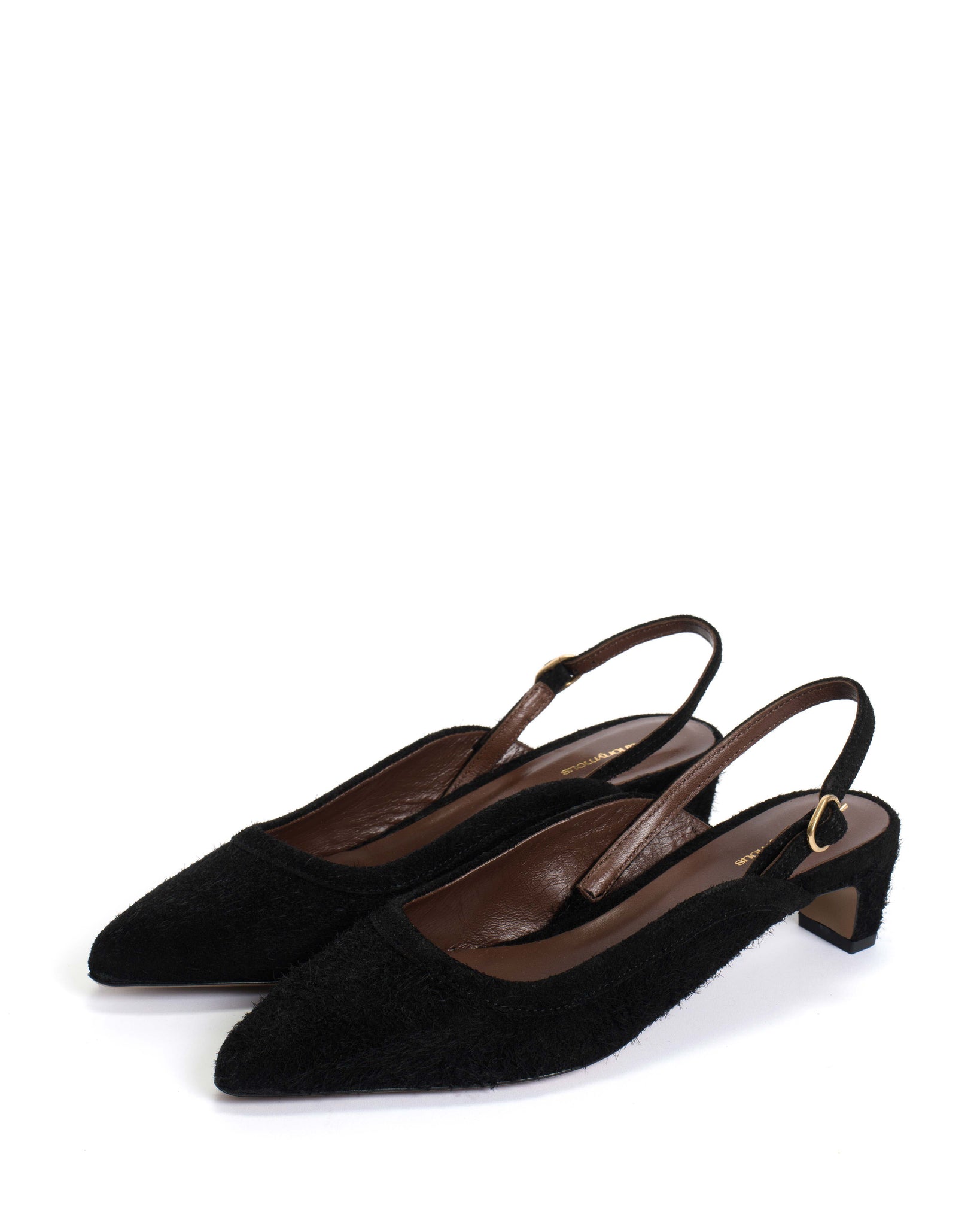 Fanny 40 Plushed calf suede Black - Anonymous Copenhagen