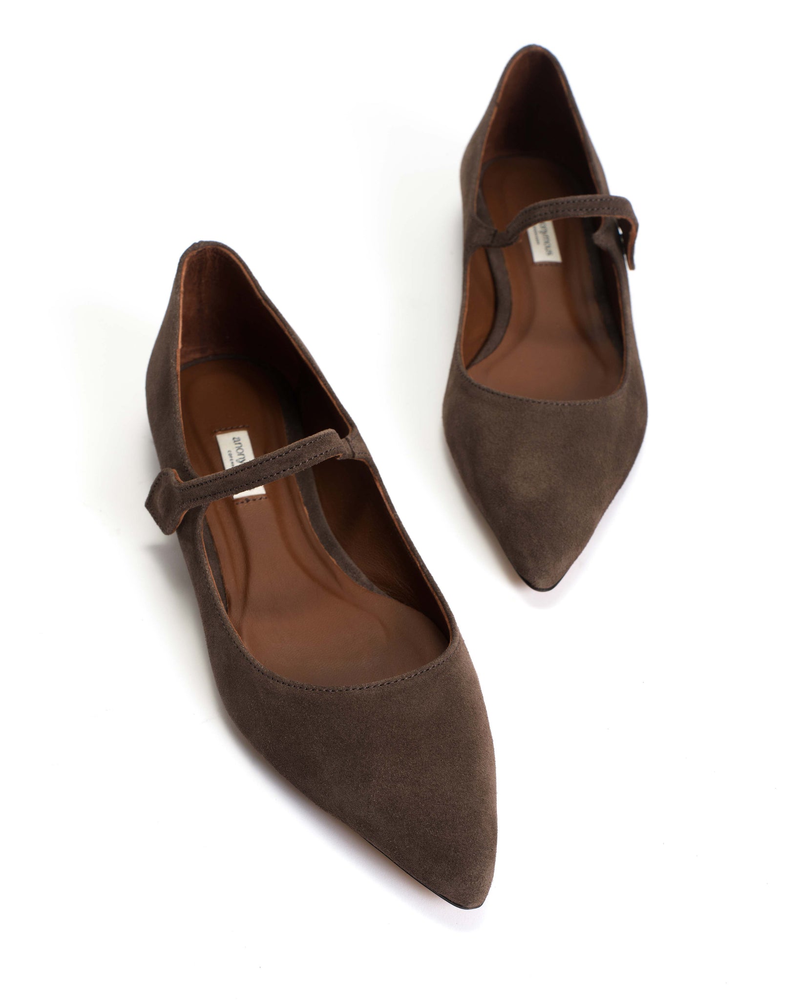 Fifi Calf suede Coffee brown - Anonymous Copenhagen