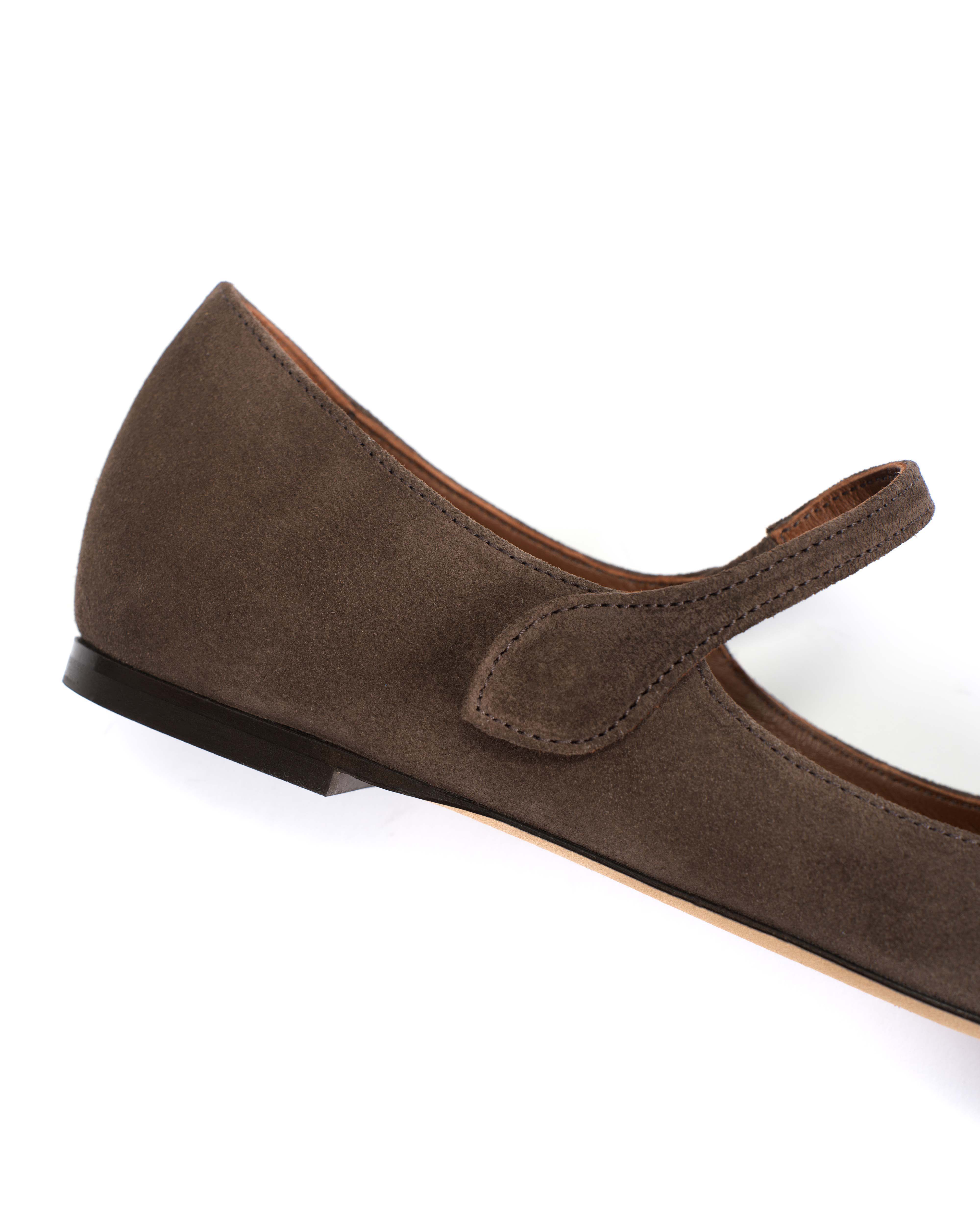 Fifi Calf suede Coffee brown