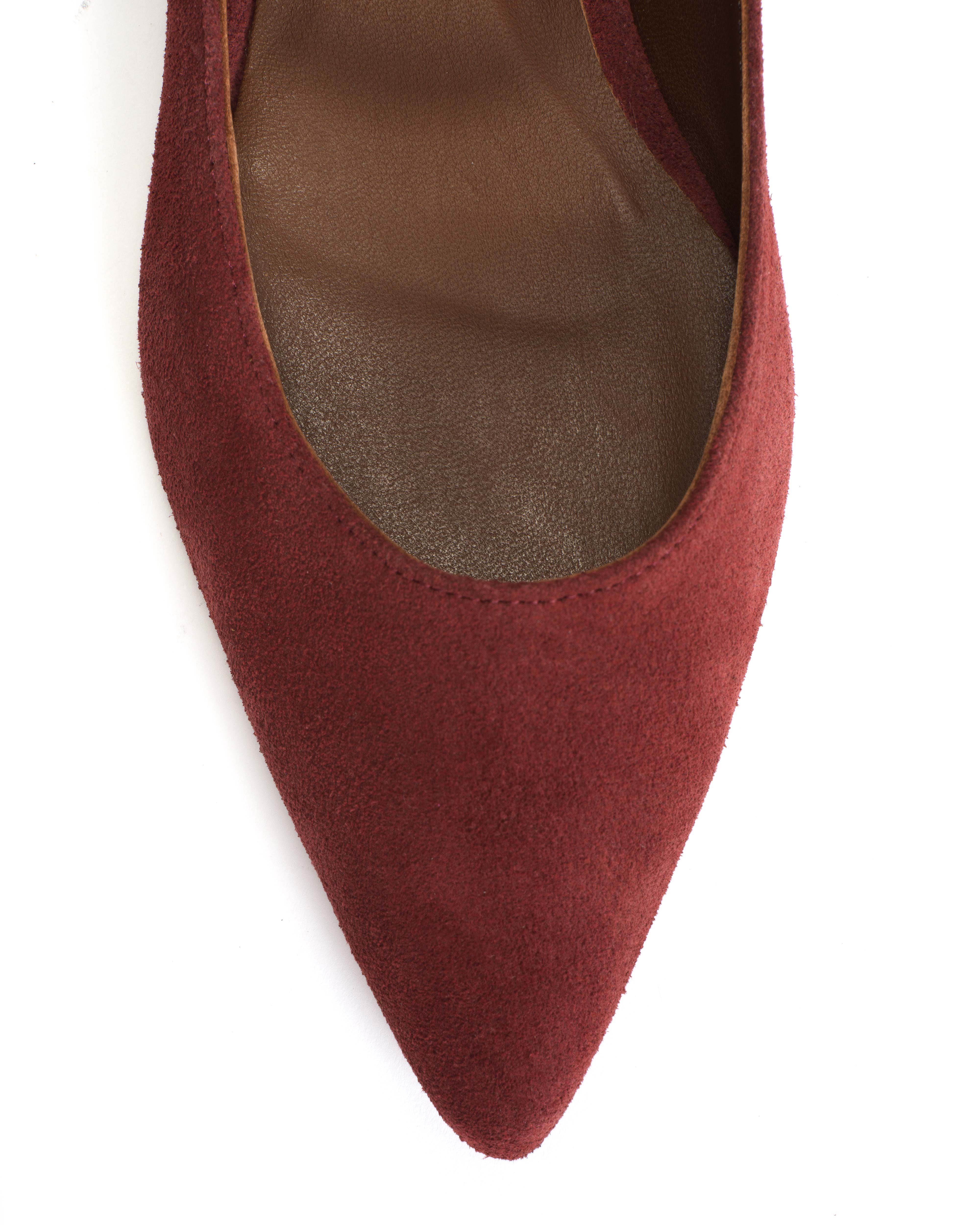 Fifi Calf suede Pomegranate