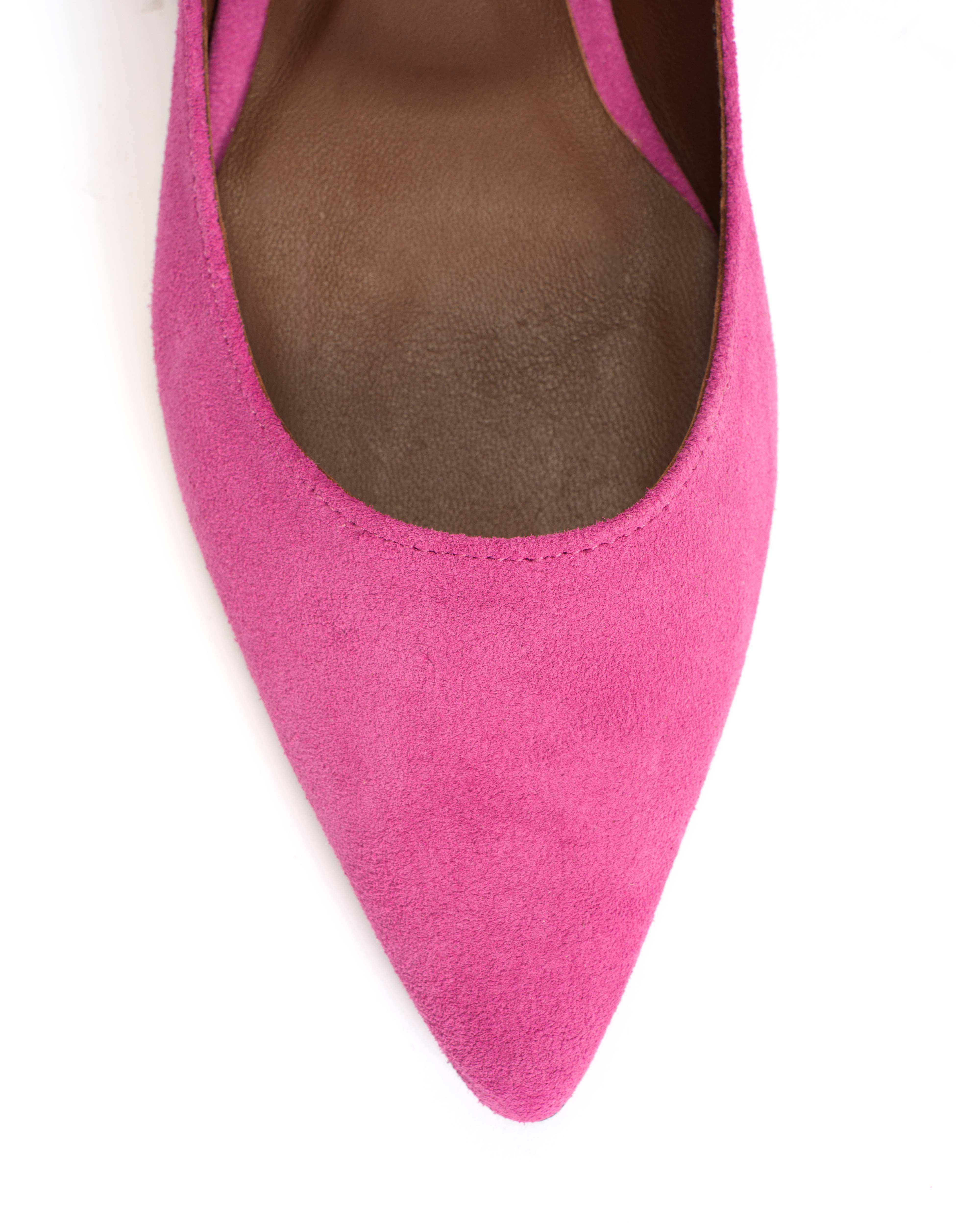 Fifi Calf suede Raspberry sorbet