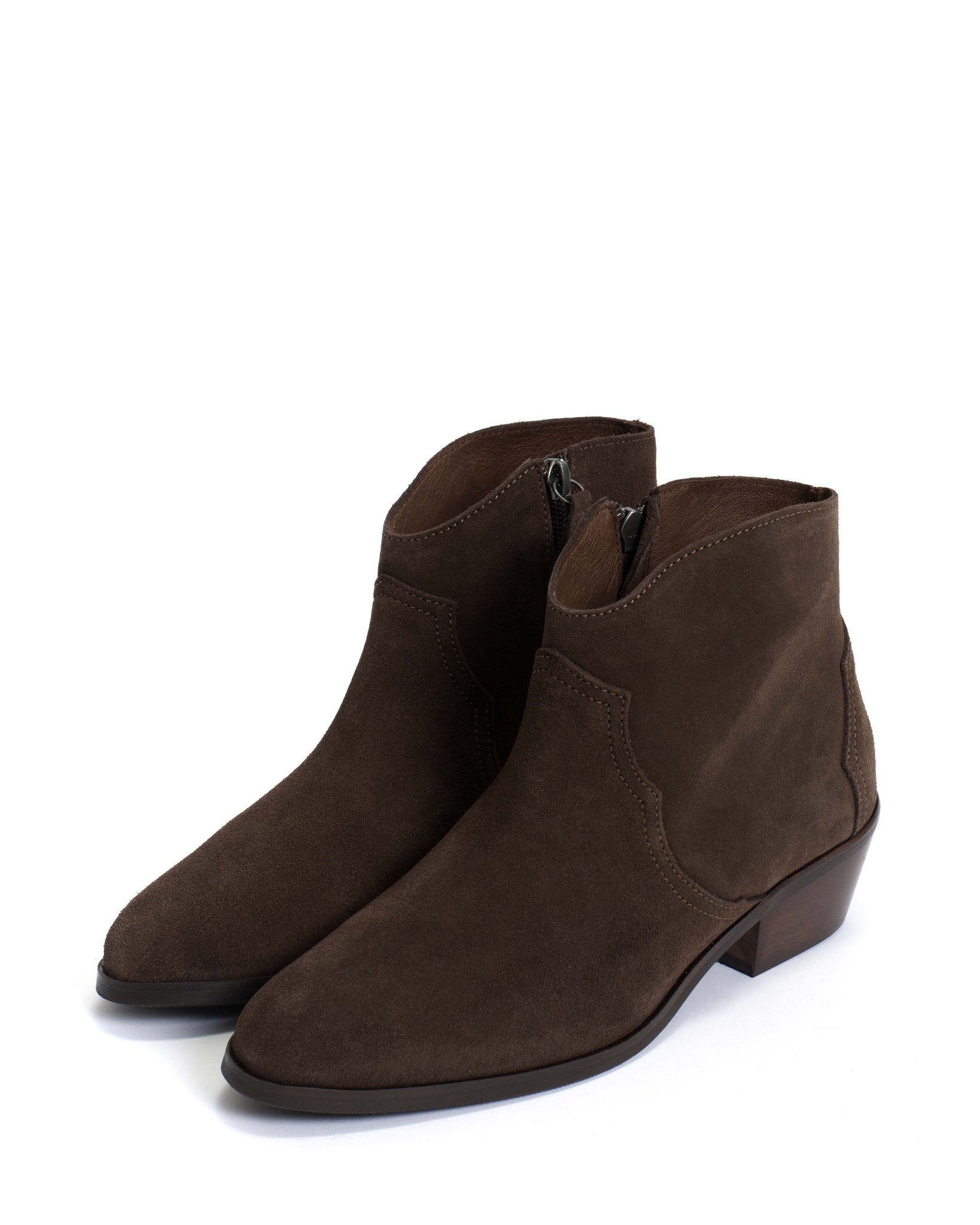 Fiona 35 Calf Suede Coffee brown - Anonymous Copenhagen