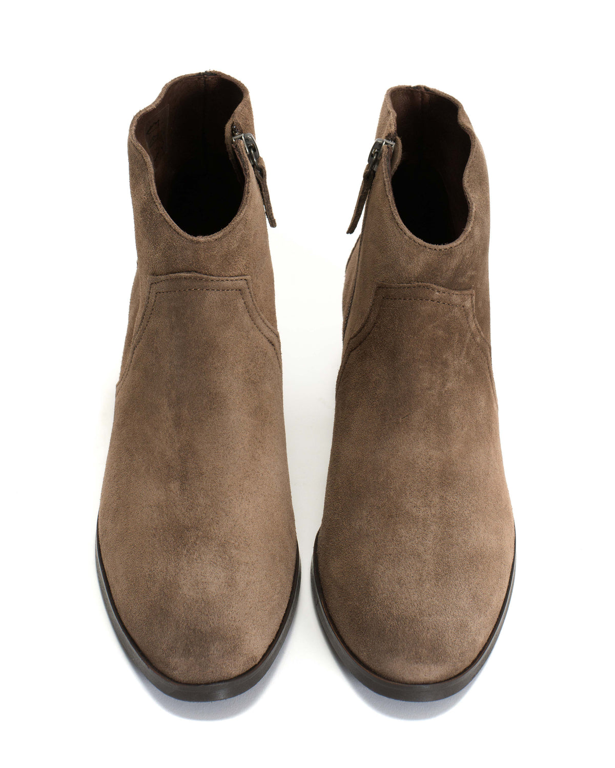 Fiona 35 Calf suede Dark taupe