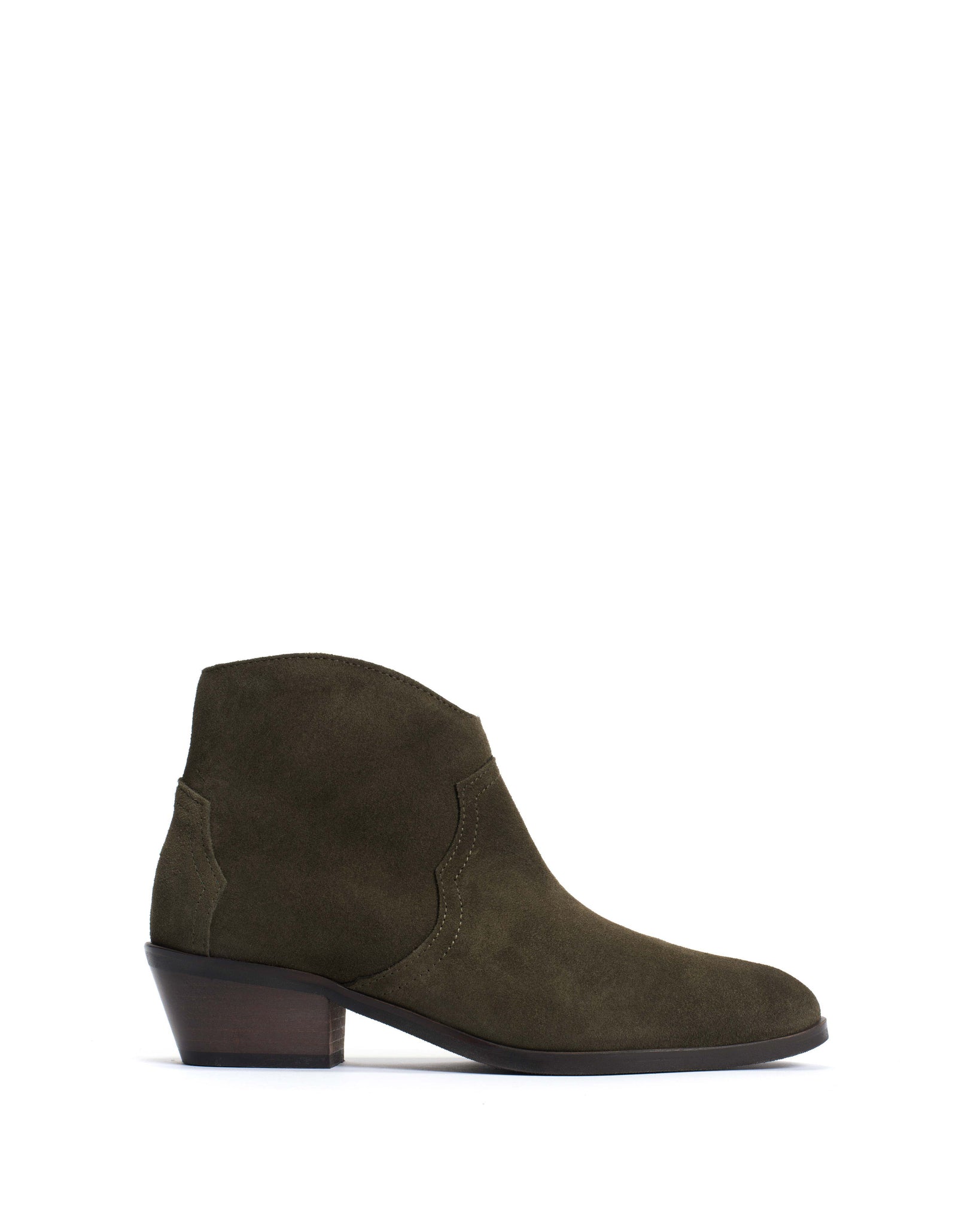 Fiona 35 Calf Suede Moss green - Anonymous Copenhagen