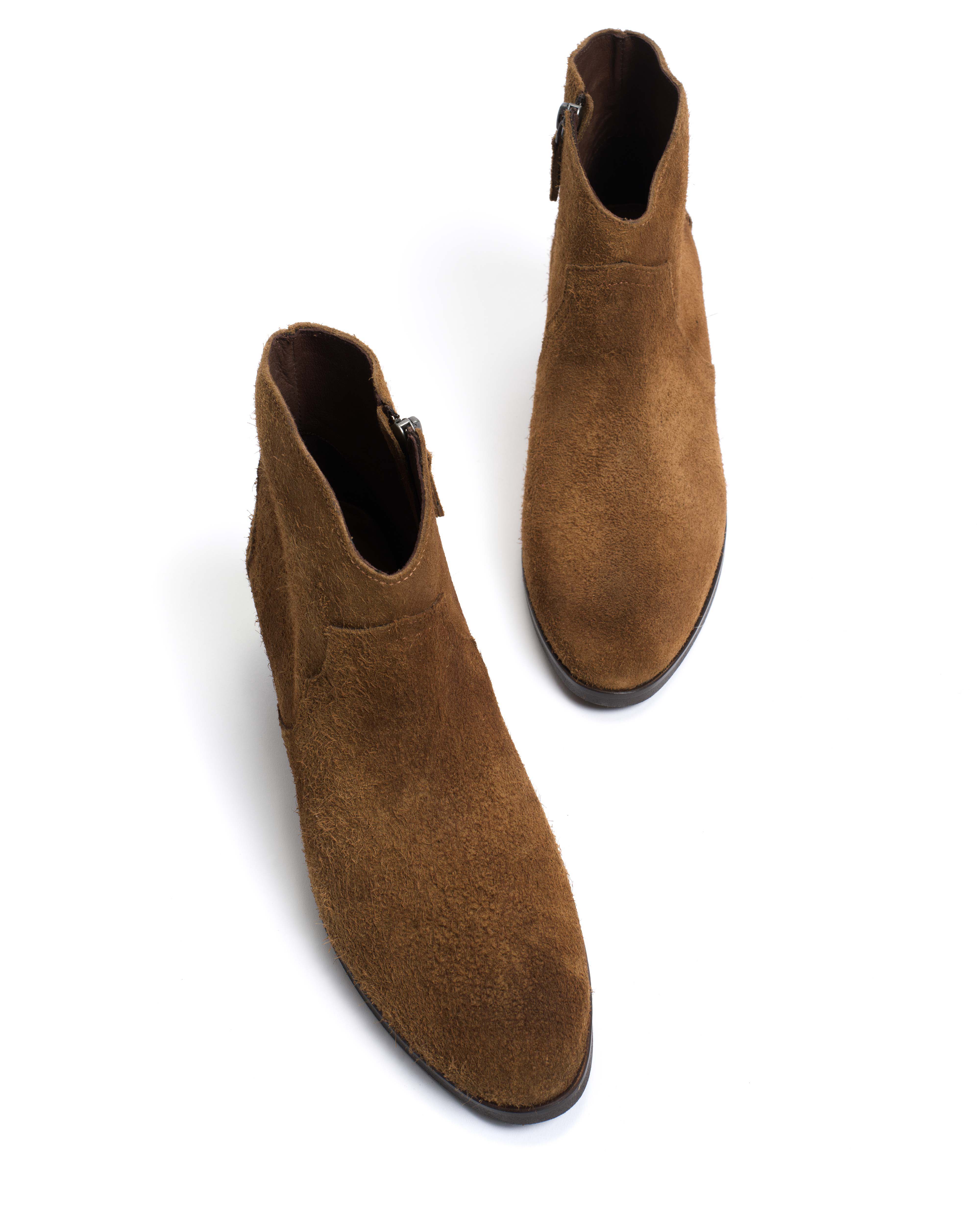 Fiona 35 Plushed calf suede Cinnamon