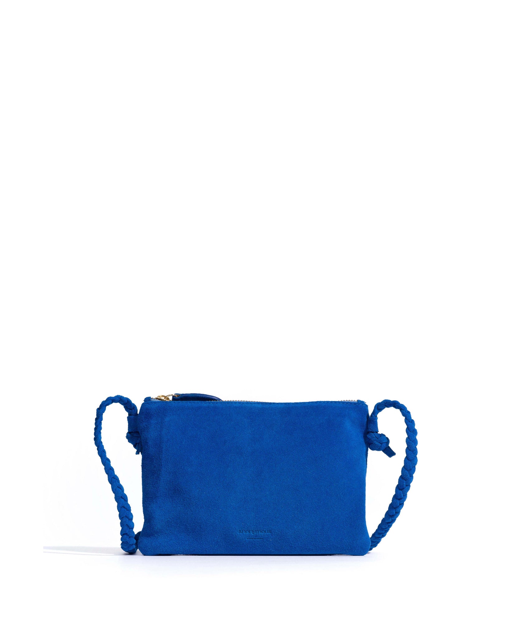 Thinna clutch Calf suede Electric blue