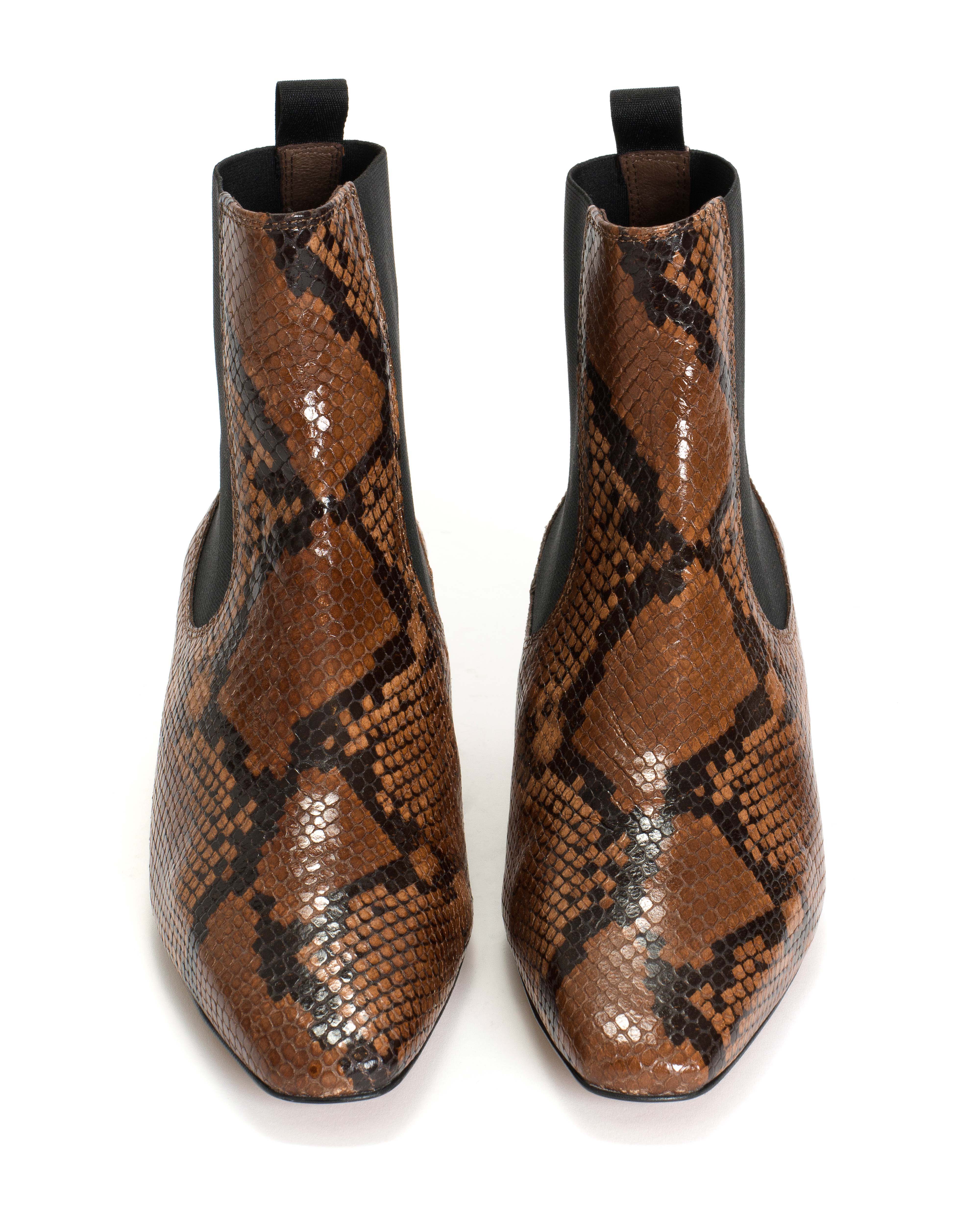 Gaby 40 Snake calf Hazelnut