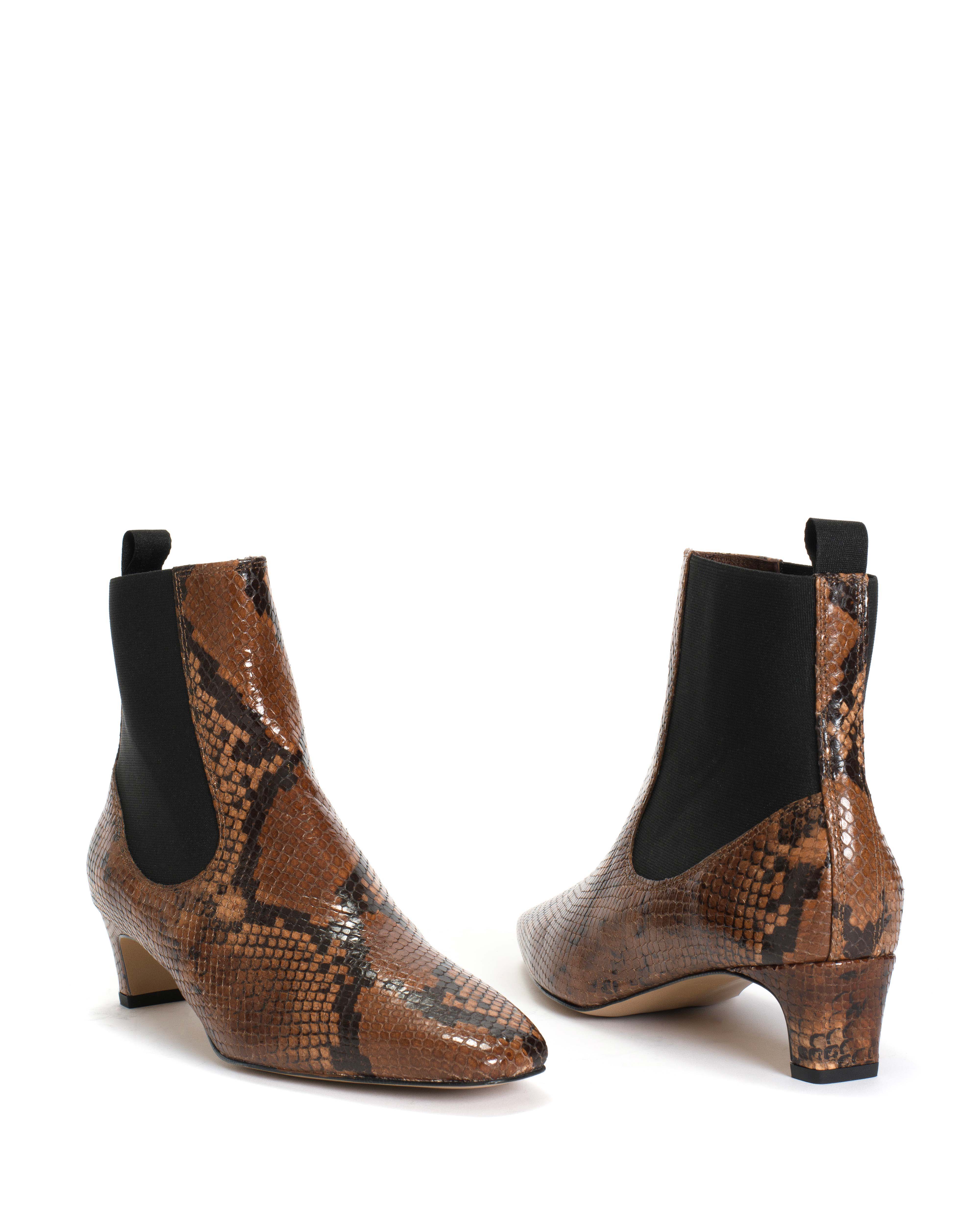 Gaby 40 Snake calf Hazelnut