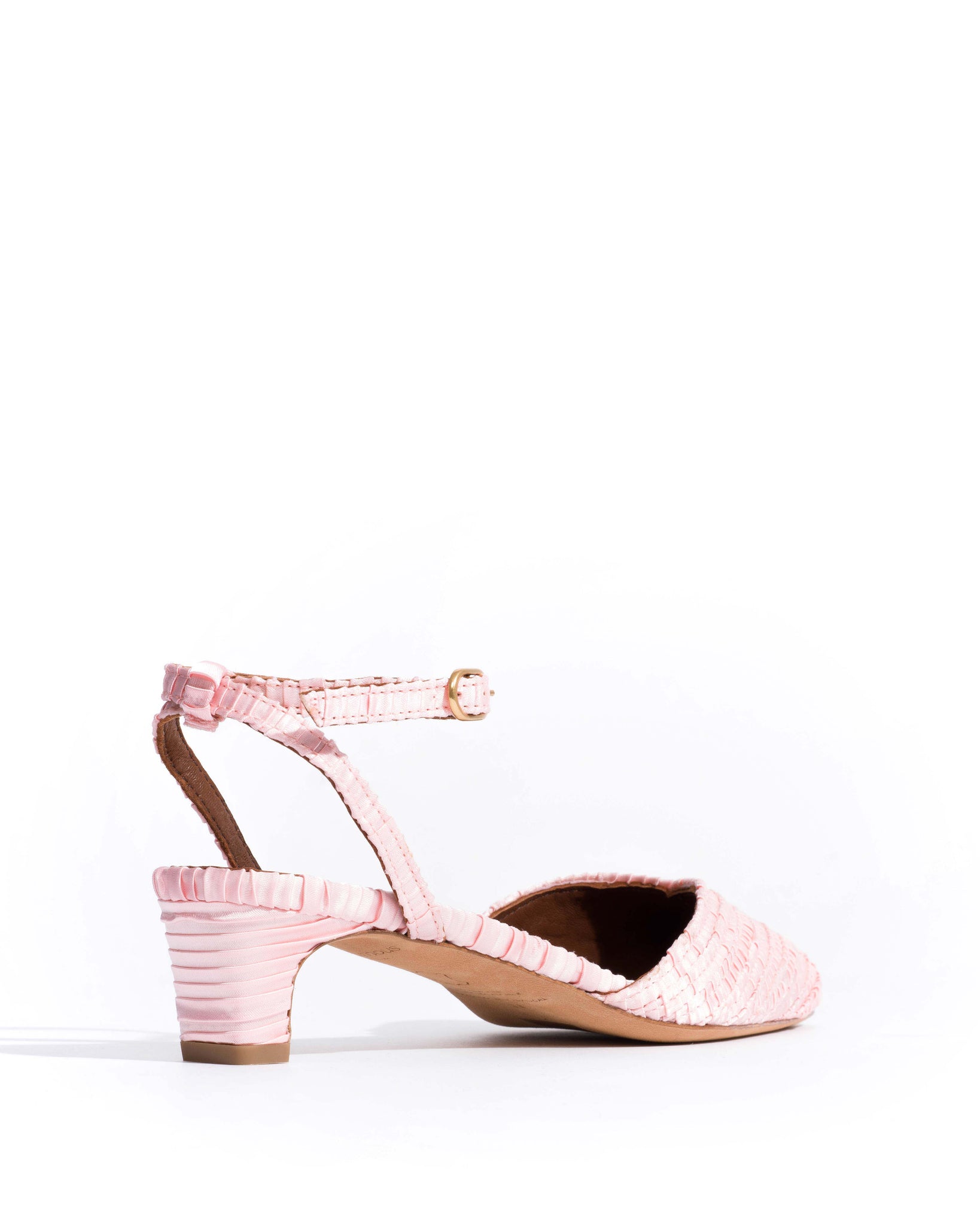 Givia 40 Pleated satin Dreamy pink