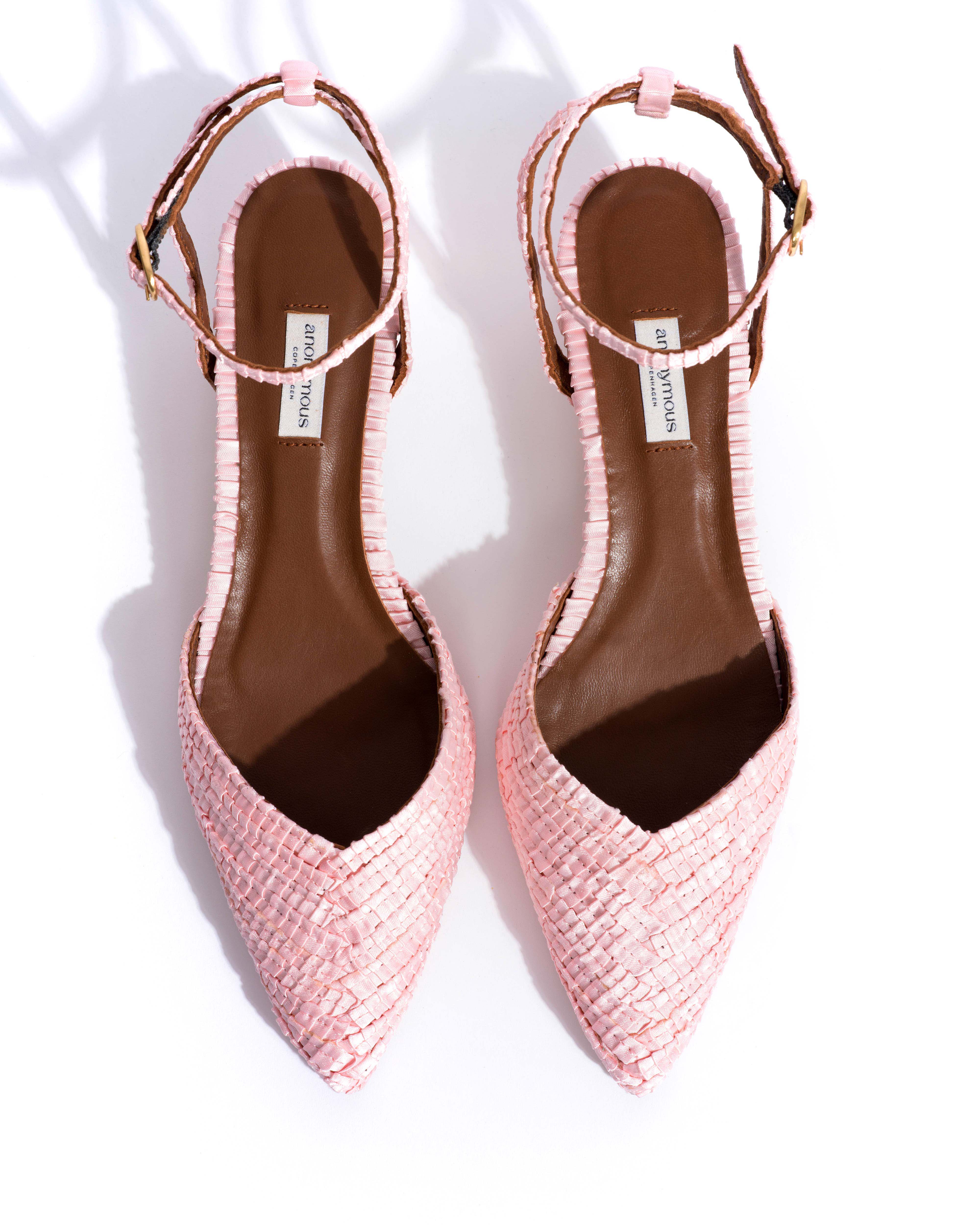 Givia 40 Pleated satin Dreamy pink